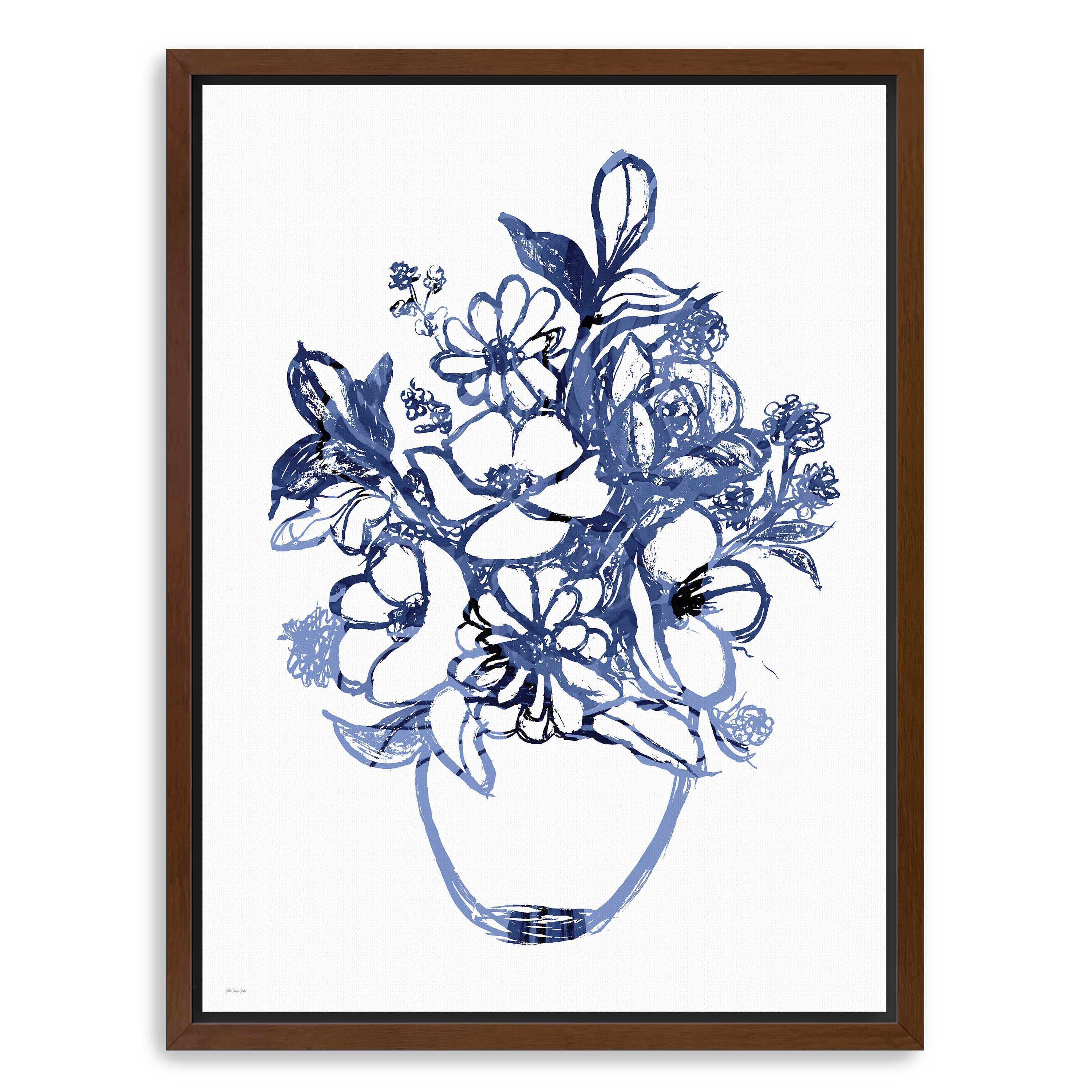 Blue For You Canvas Giclee