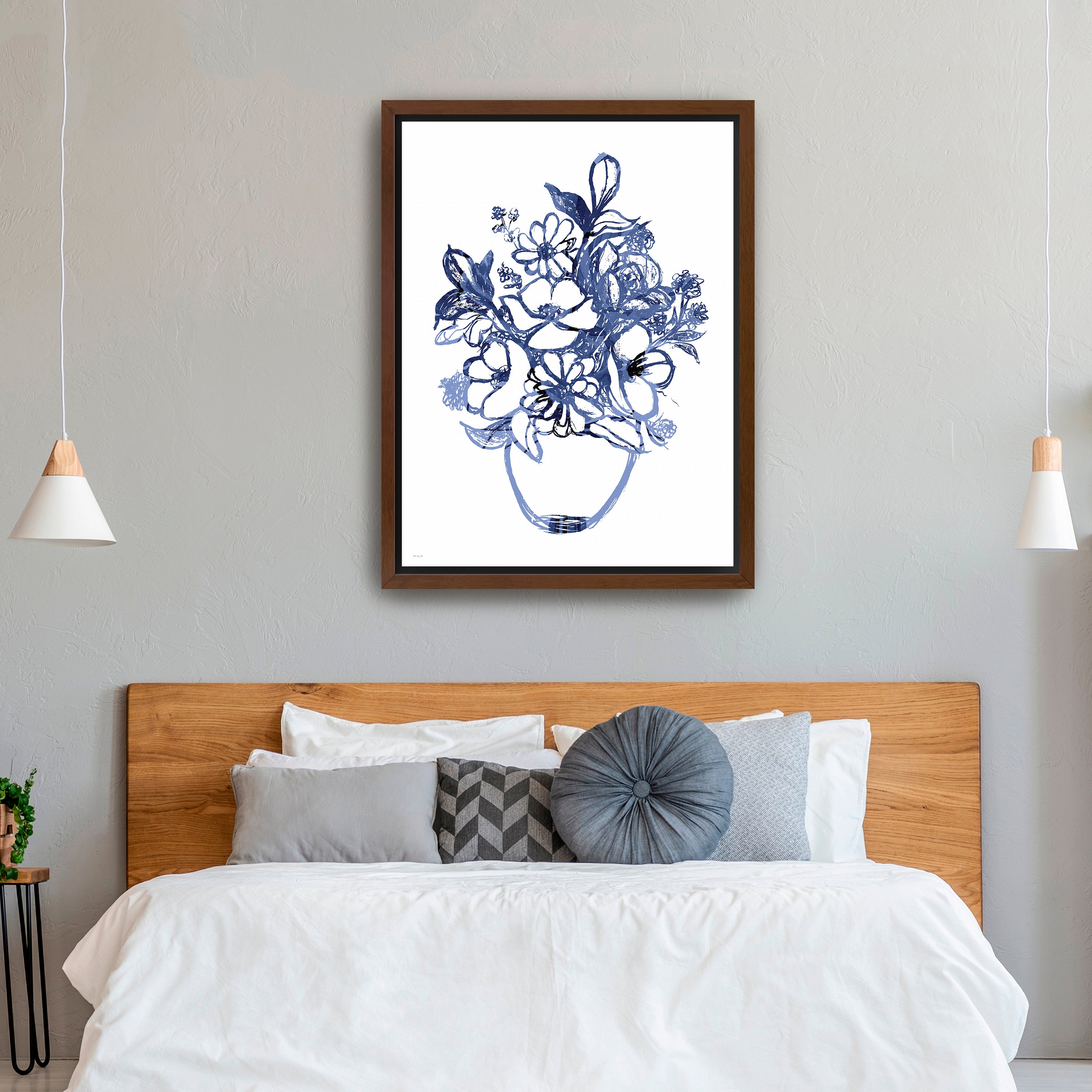 Blue For You Canvas Giclee