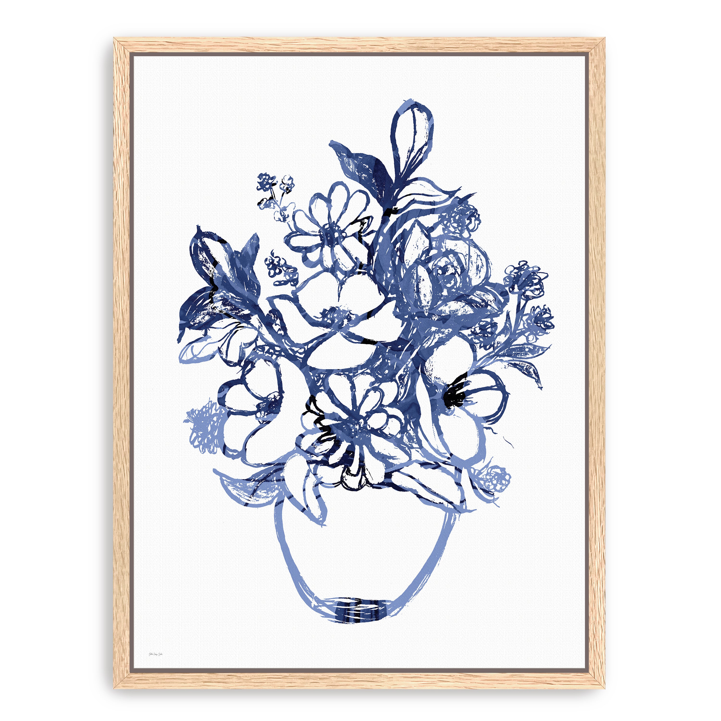Blue For You Canvas Giclee