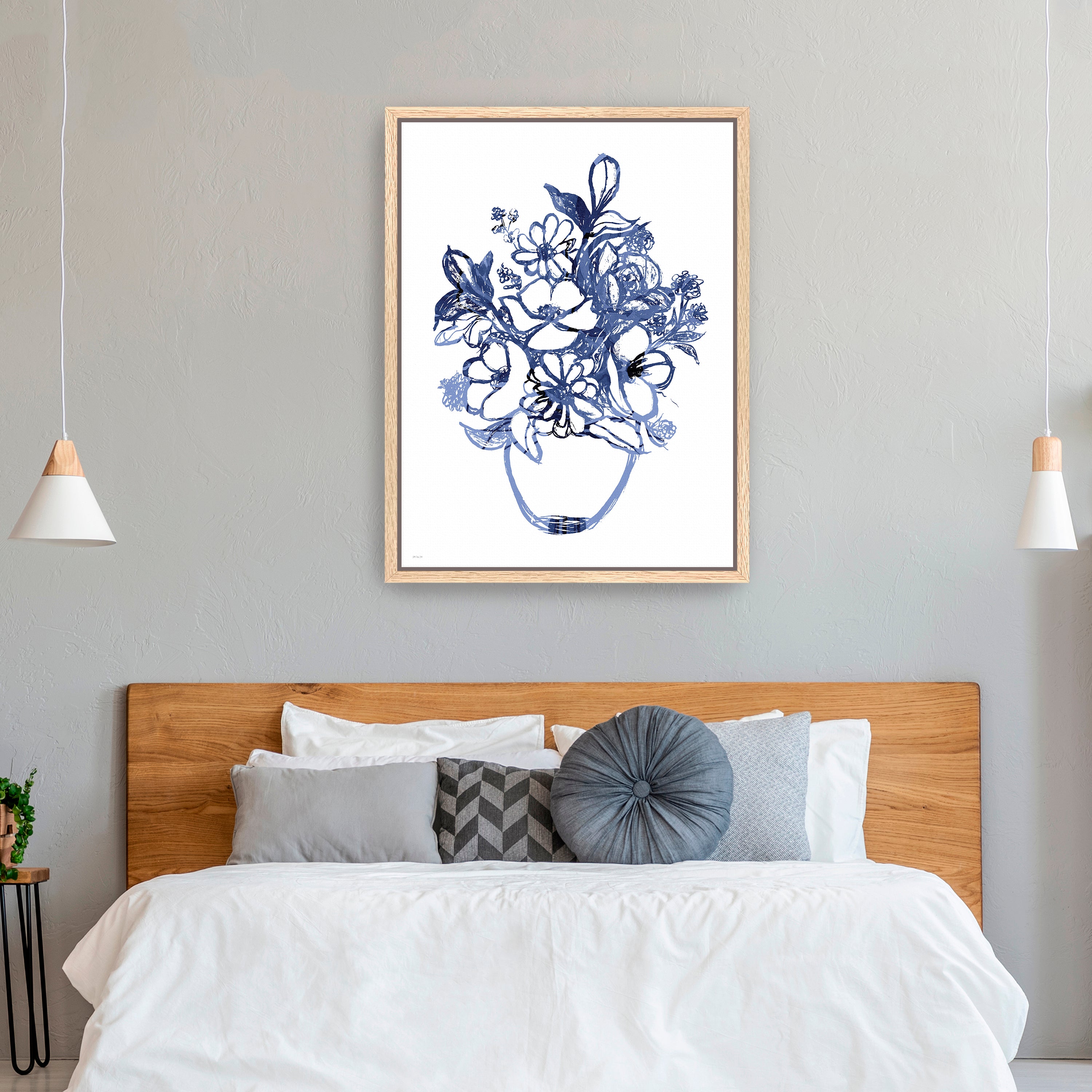 Blue For You Canvas Giclee