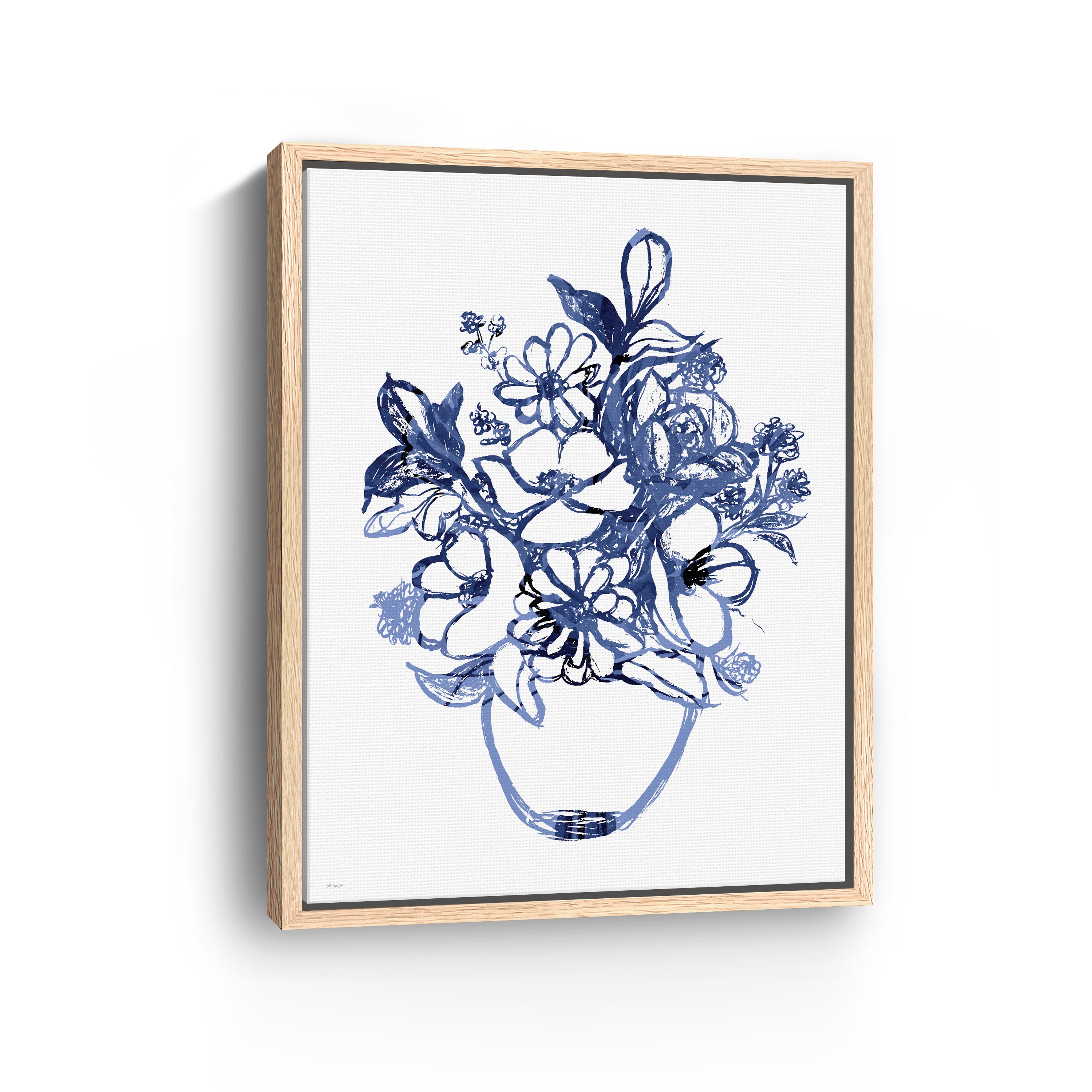 Blue For You Canvas Giclee