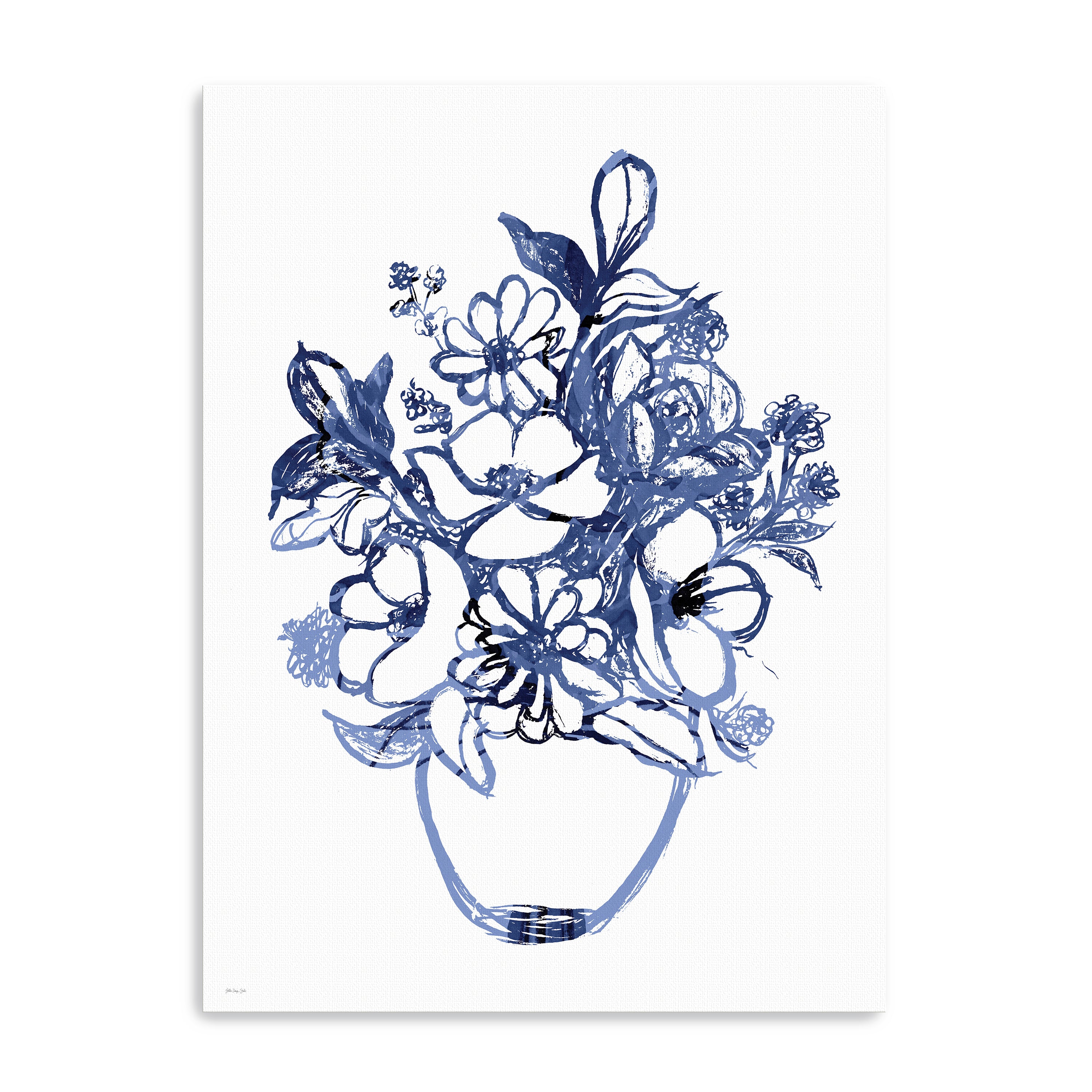 Blue For You Canvas Giclee