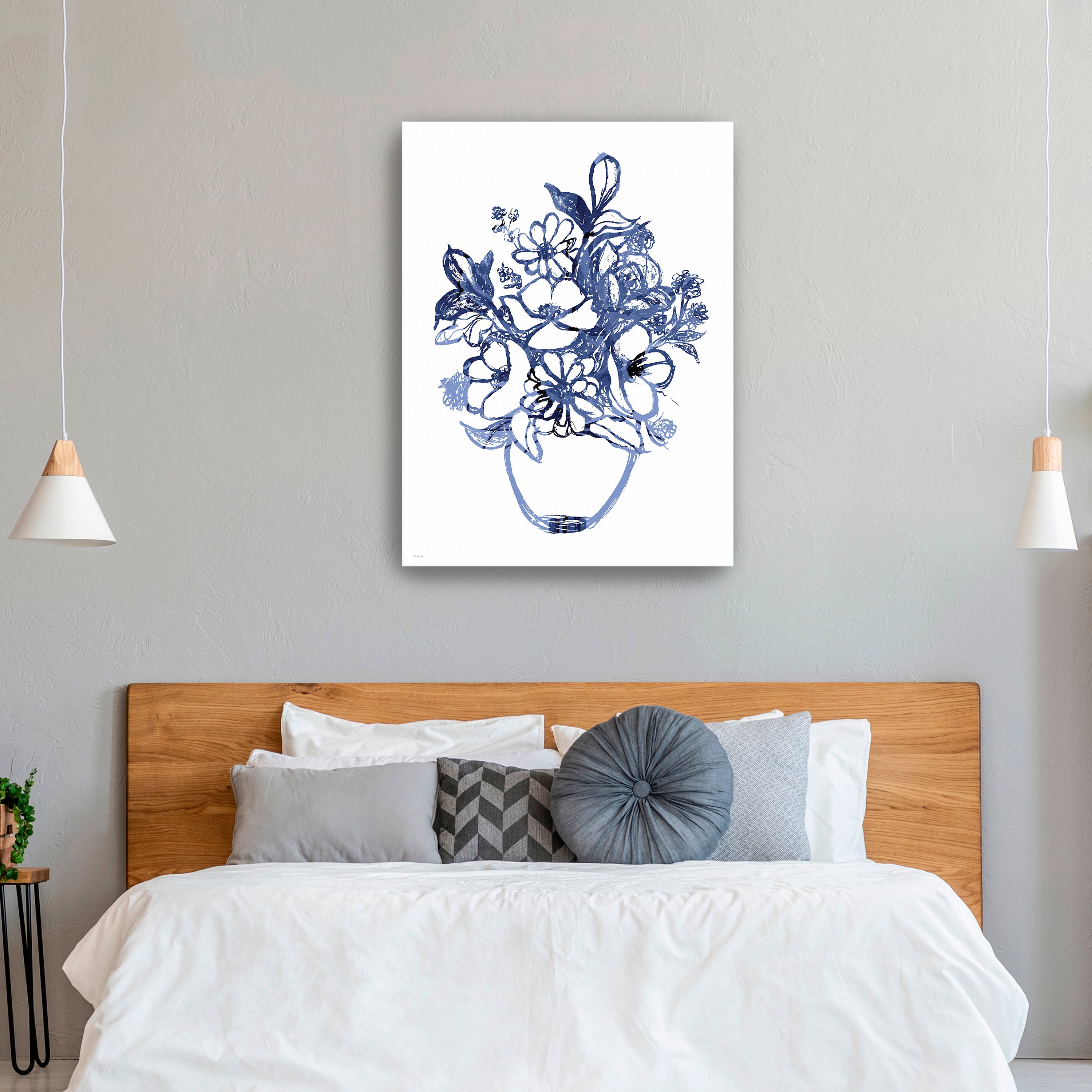 Blue For You Canvas Giclee
