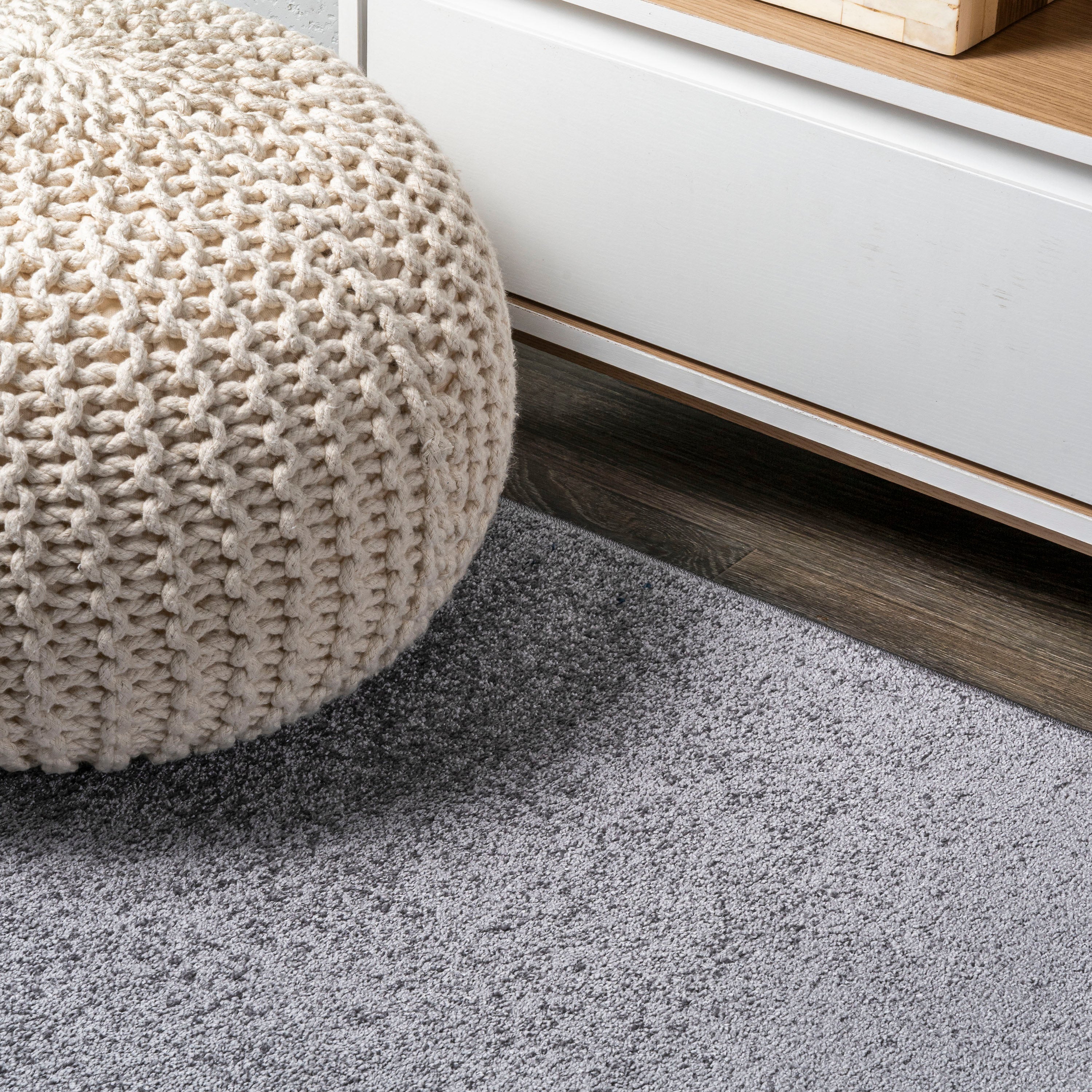 Haze Solid Low-Pile Area Rug