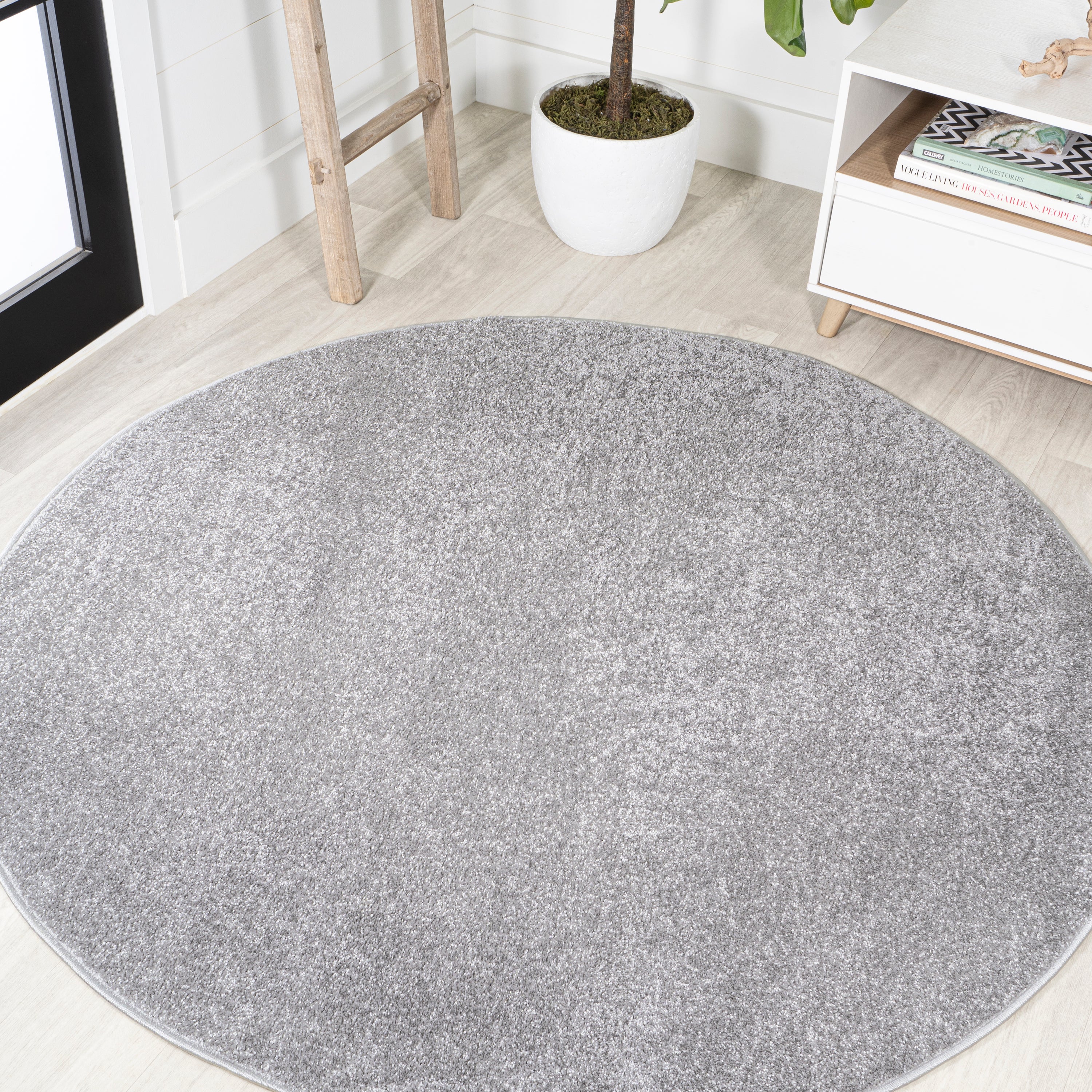 Haze Solid Low-Pile Area Rug