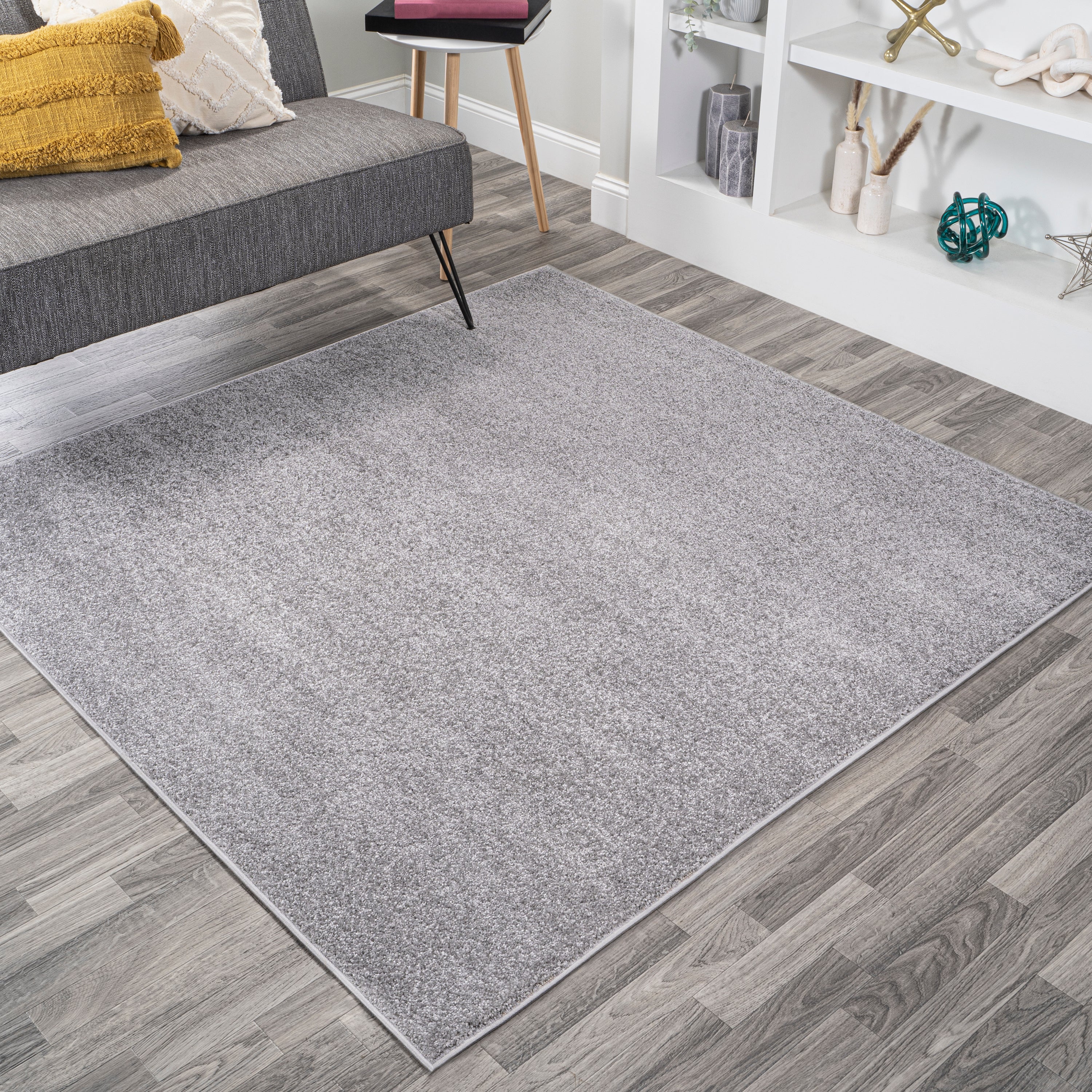 Haze Solid Low-Pile Area Rug