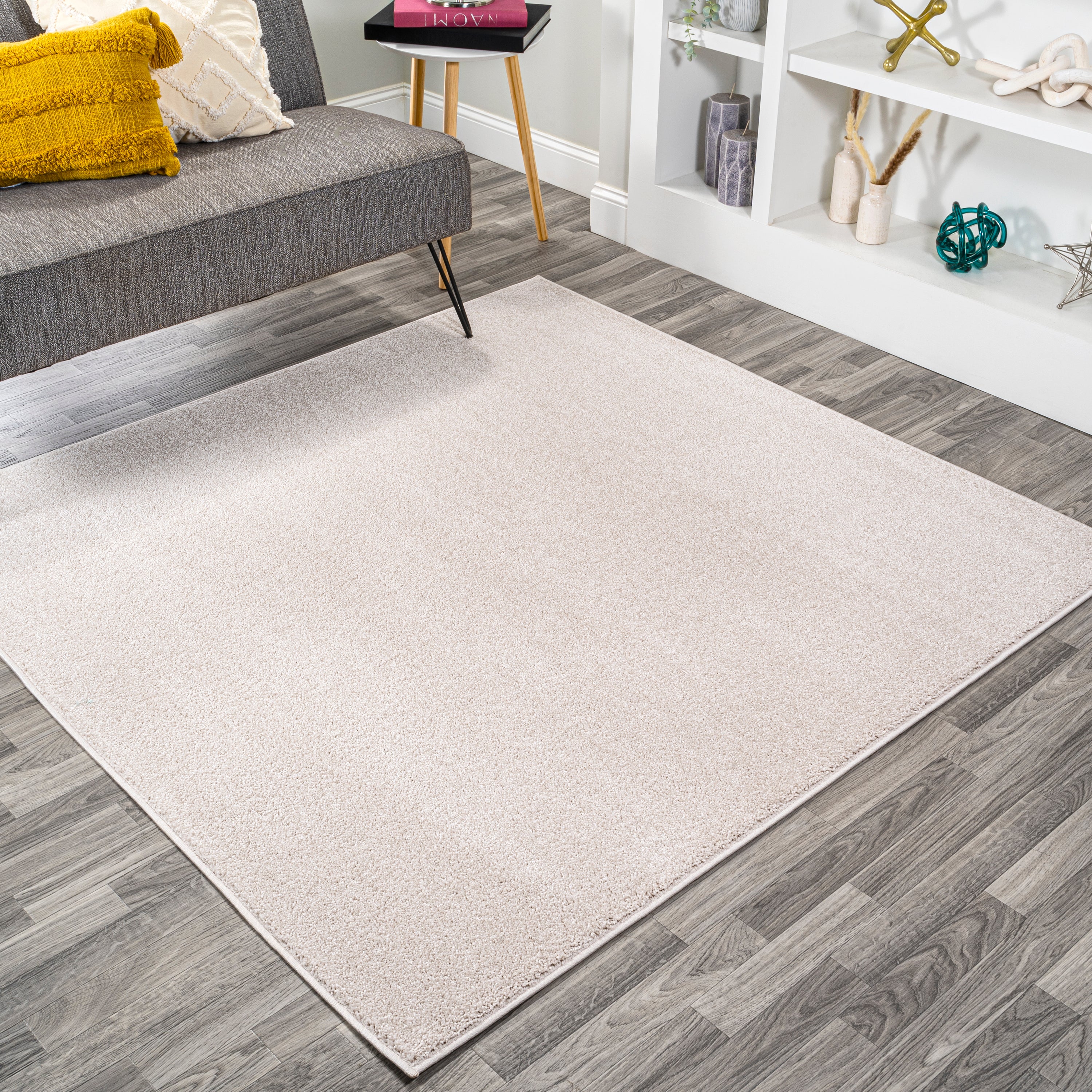 Haze Solid Low-Pile Area Rug