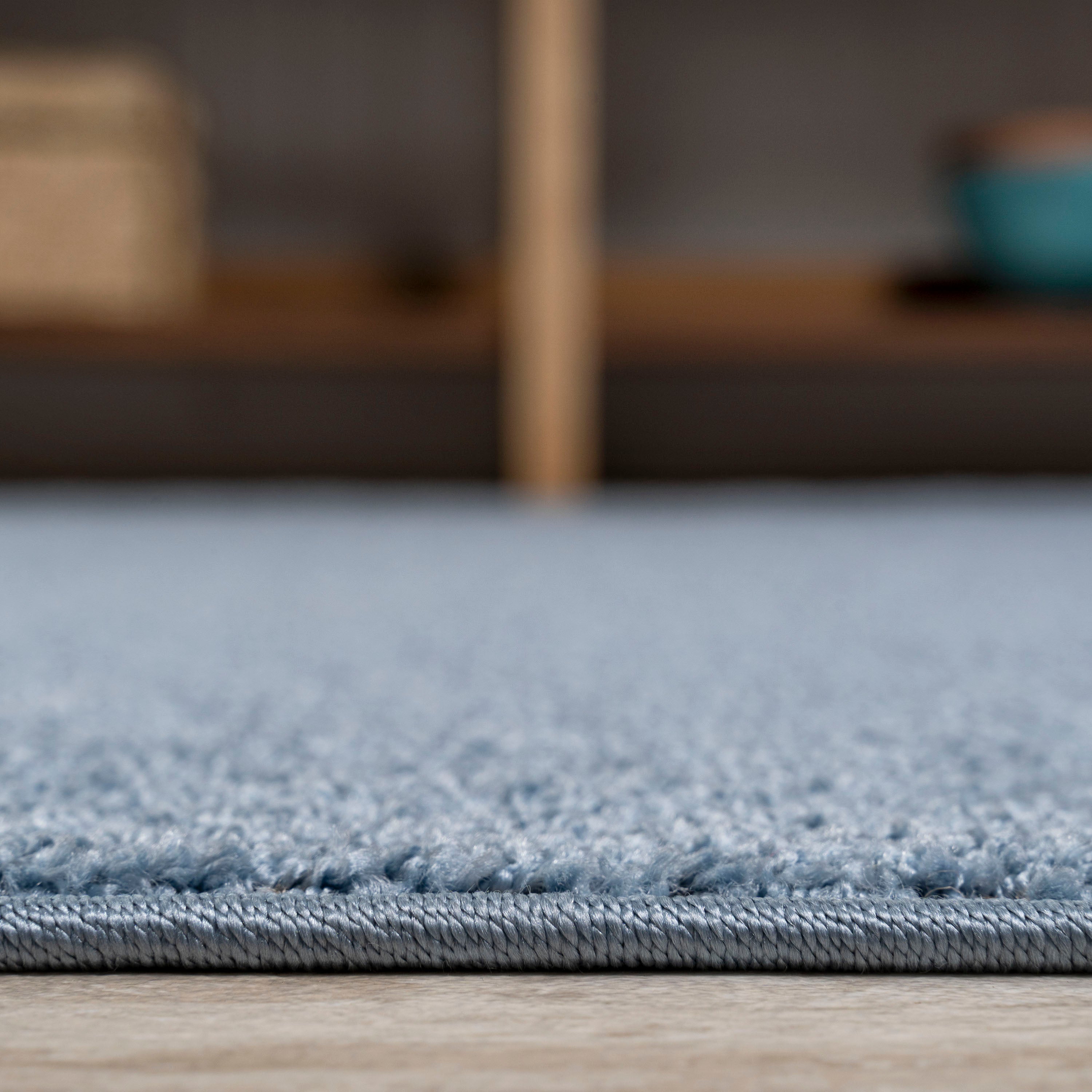 Haze Solid Low-Pile Area Rug