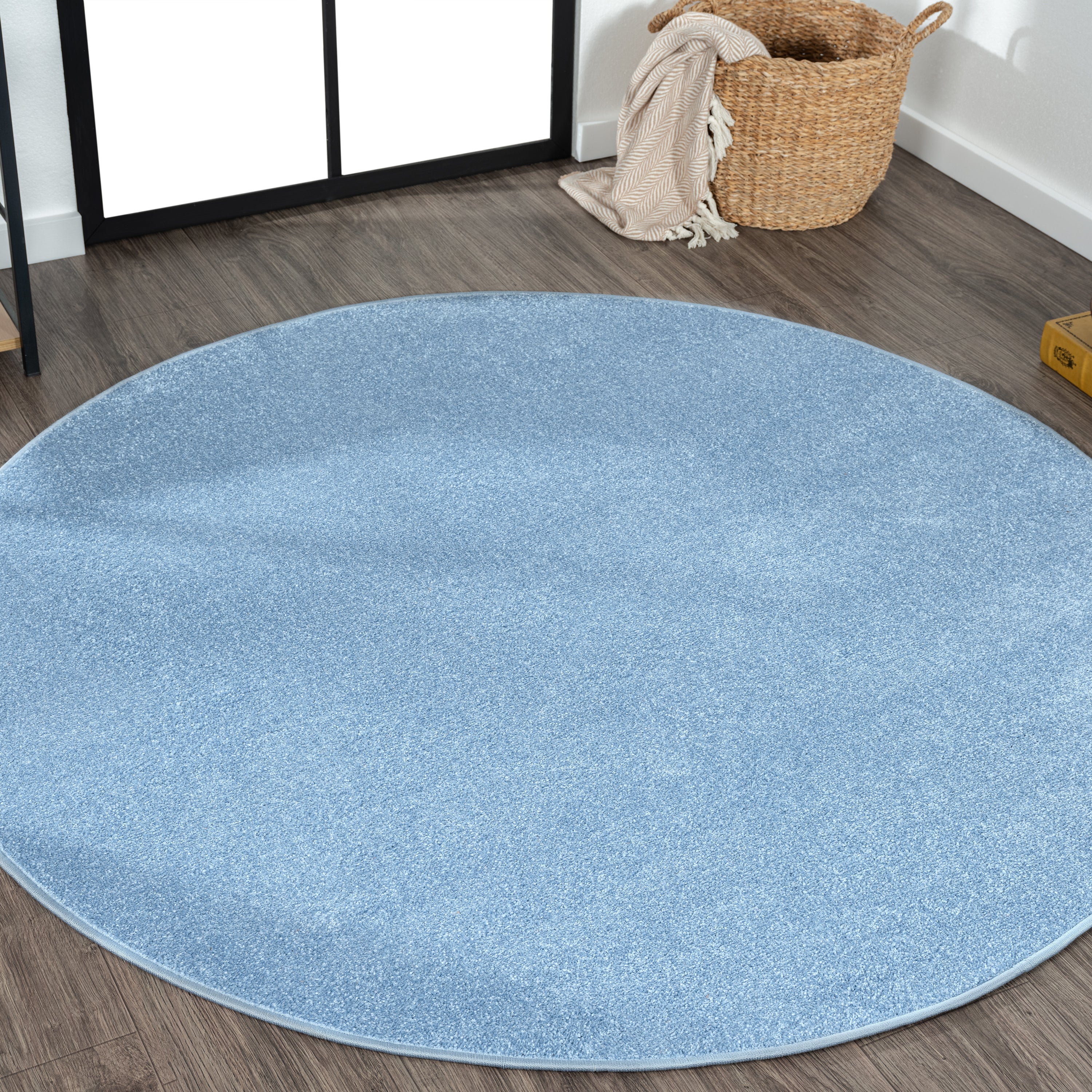 Haze Solid Low-Pile Area Rug