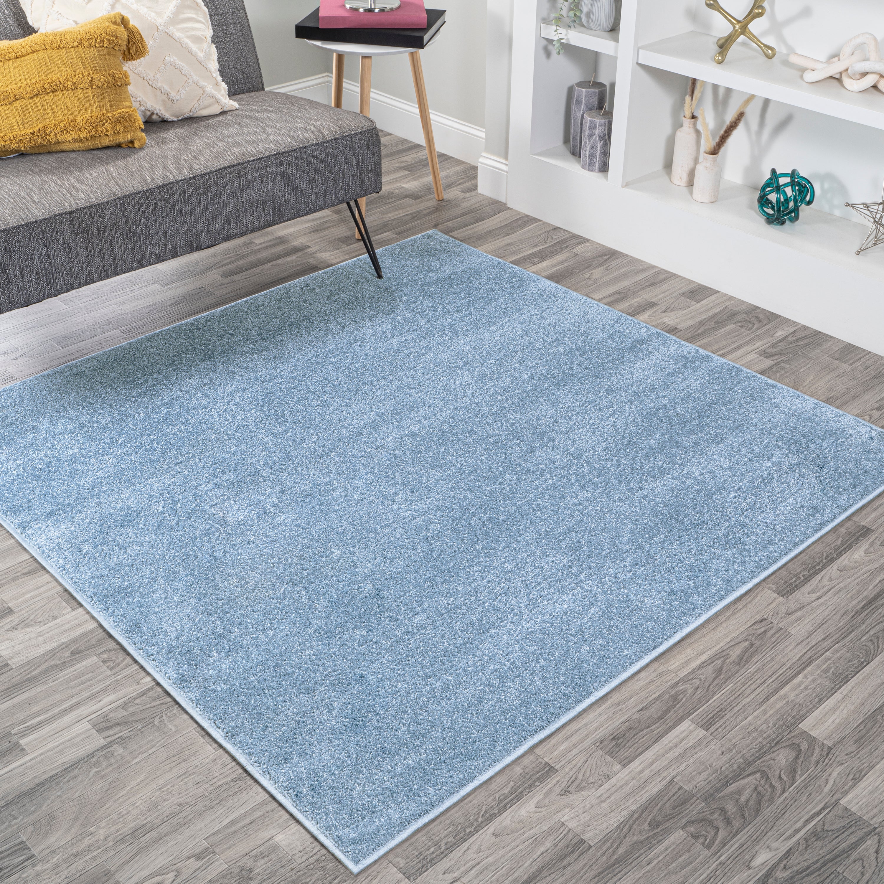 Haze Solid Low-Pile Area Rug