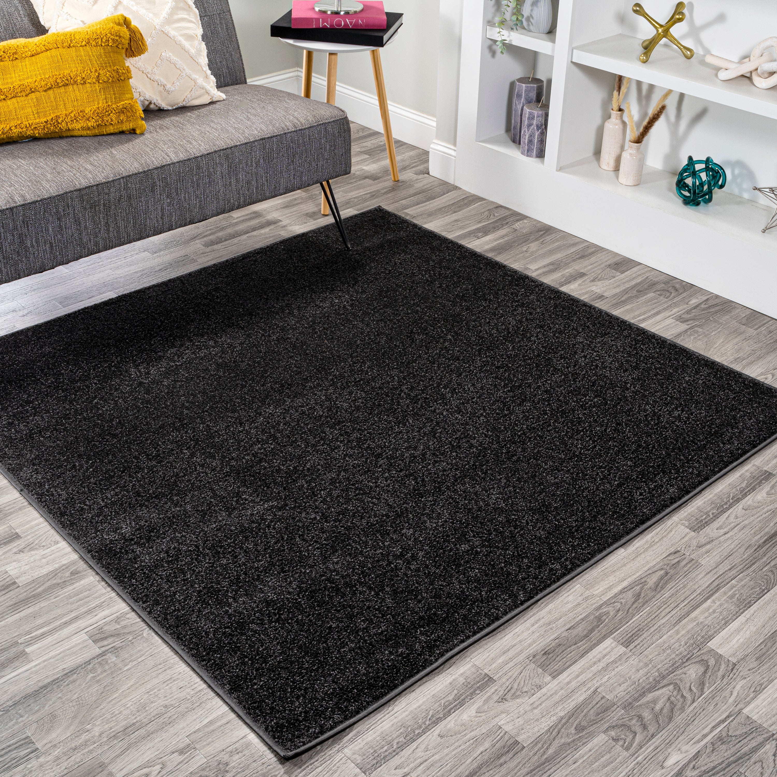Haze Solid Low-Pile Area Rug