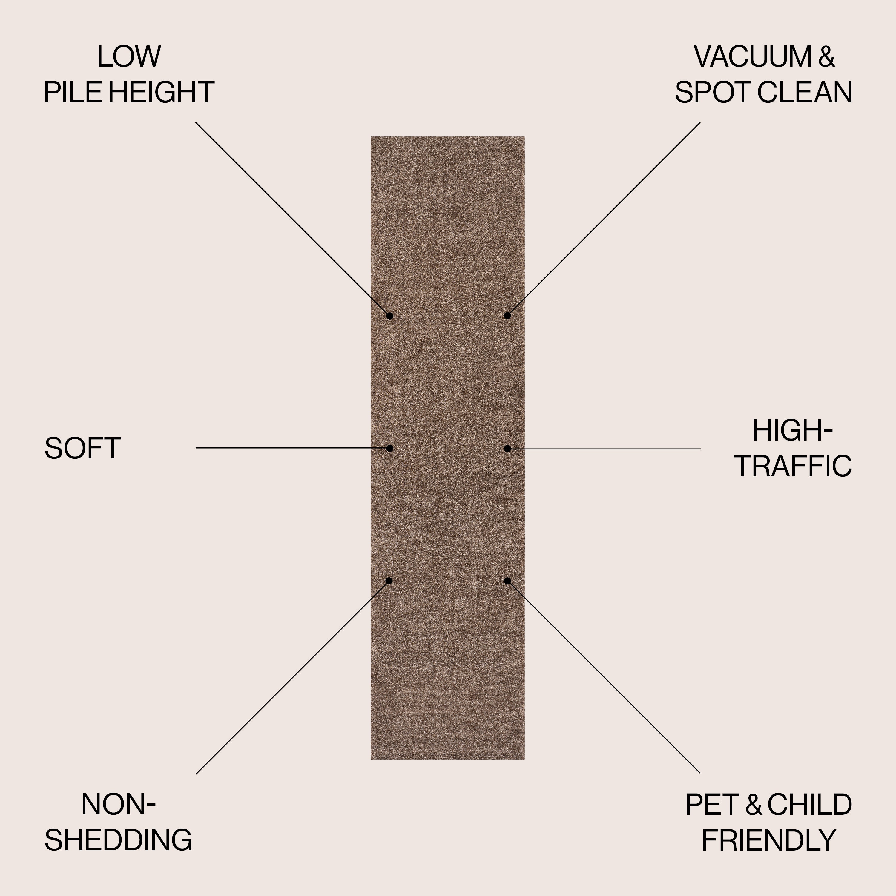 Haze Solid Low-Pile Area Rug