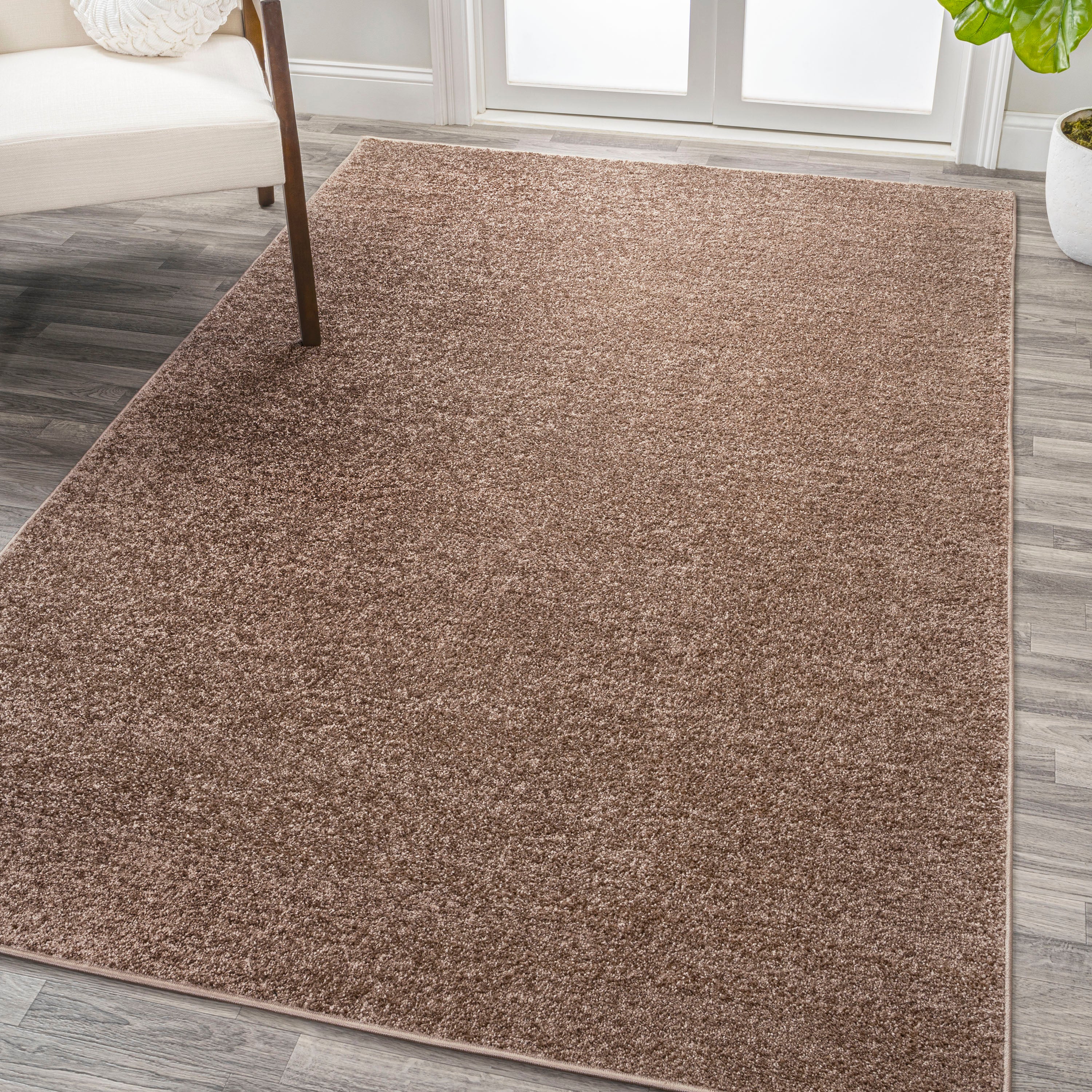 Haze Solid Low-Pile Area Rug