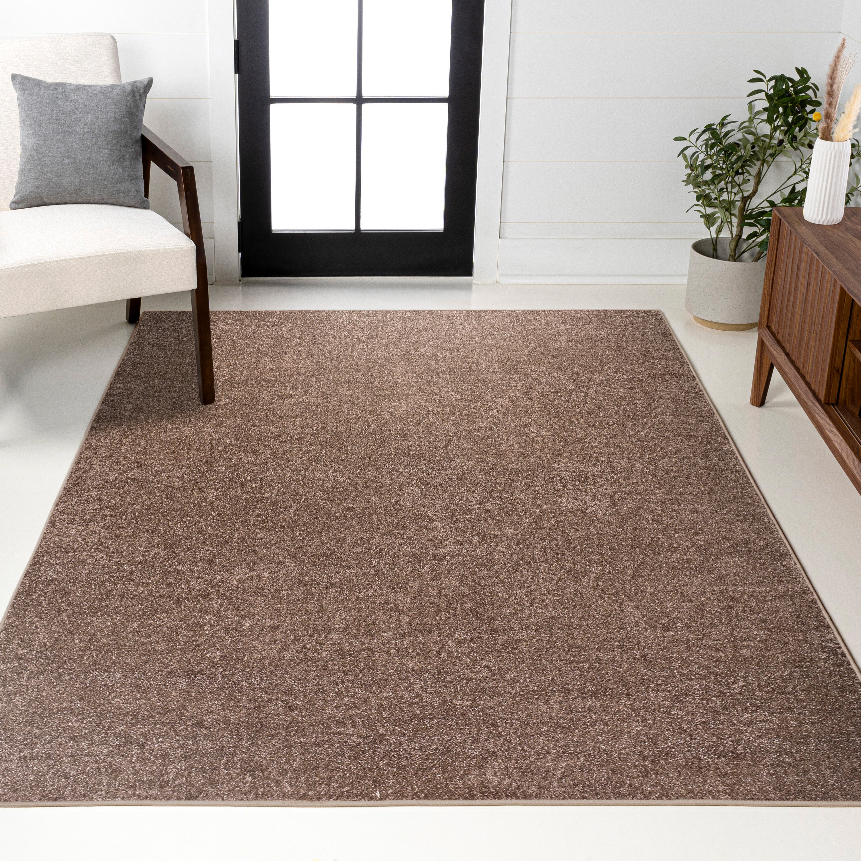 Haze Solid Low-Pile Area Rug