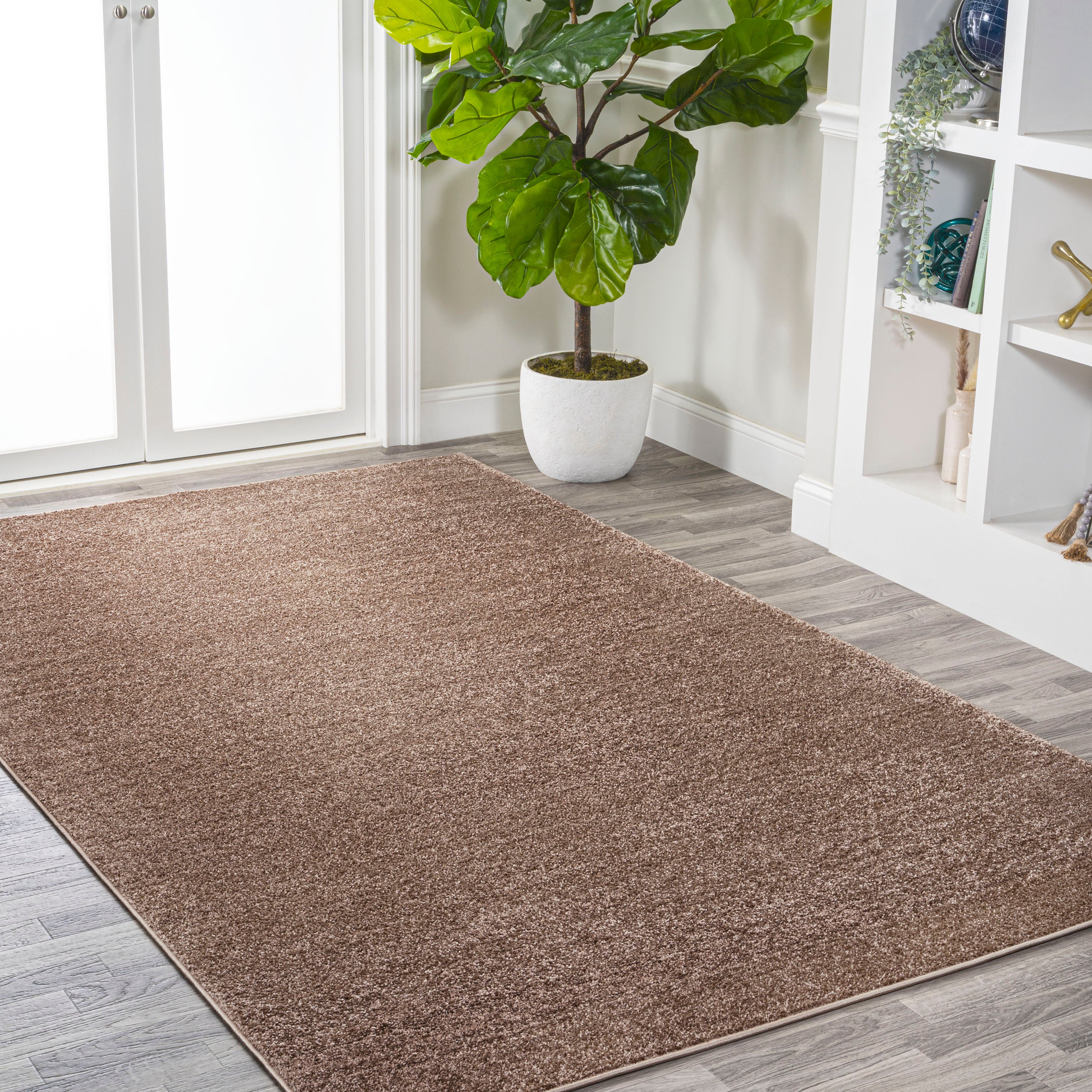 Haze Solid Low-Pile Area Rug