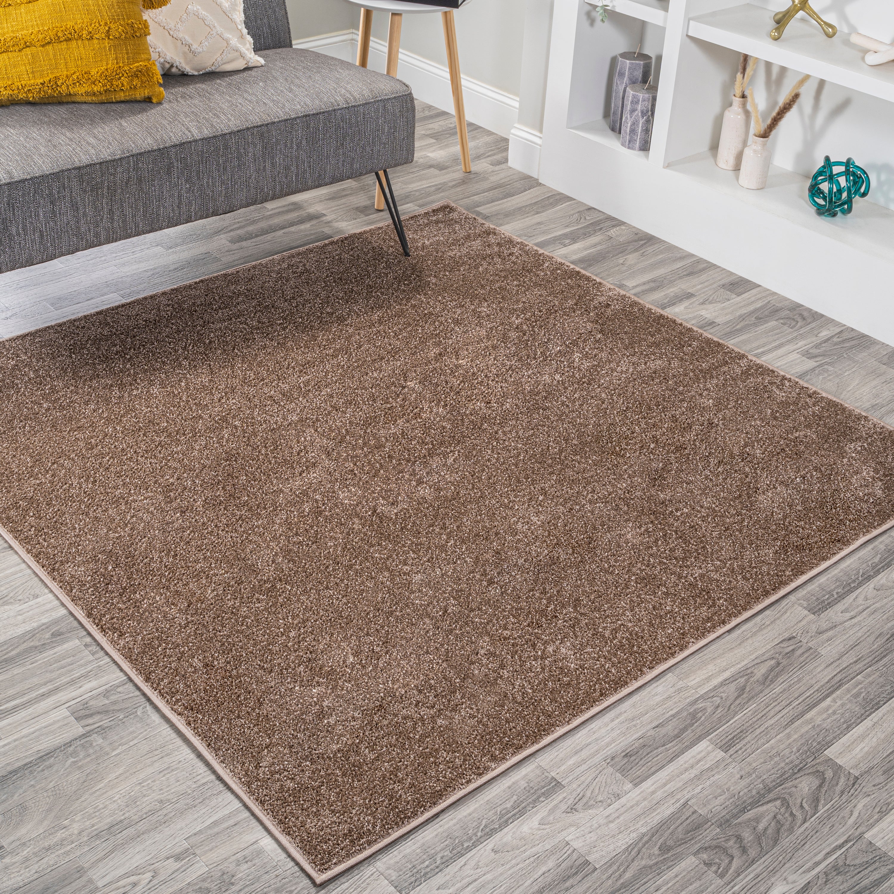 Haze Solid Low-Pile Area Rug
