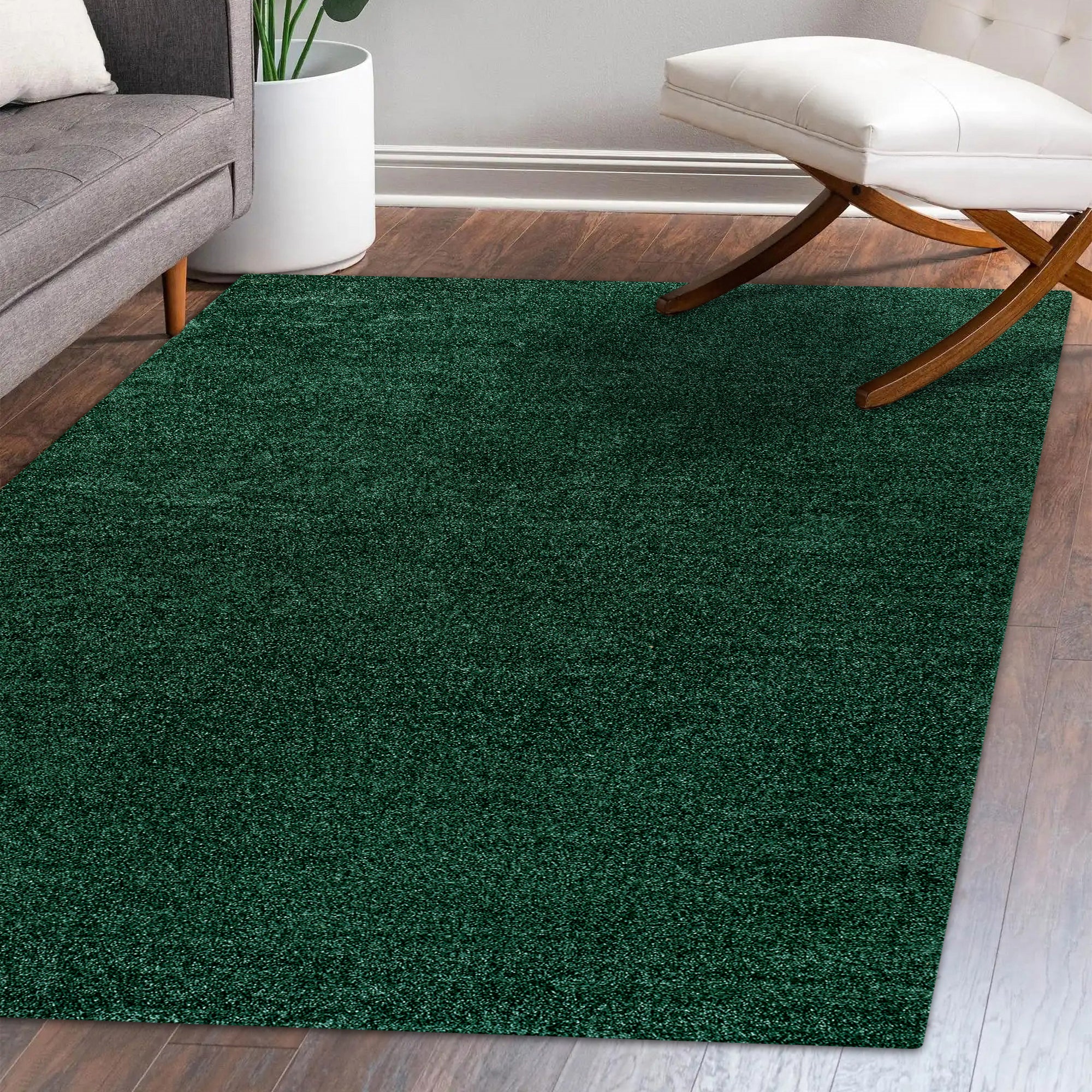 Haze Solid Low-Pile Area Rug