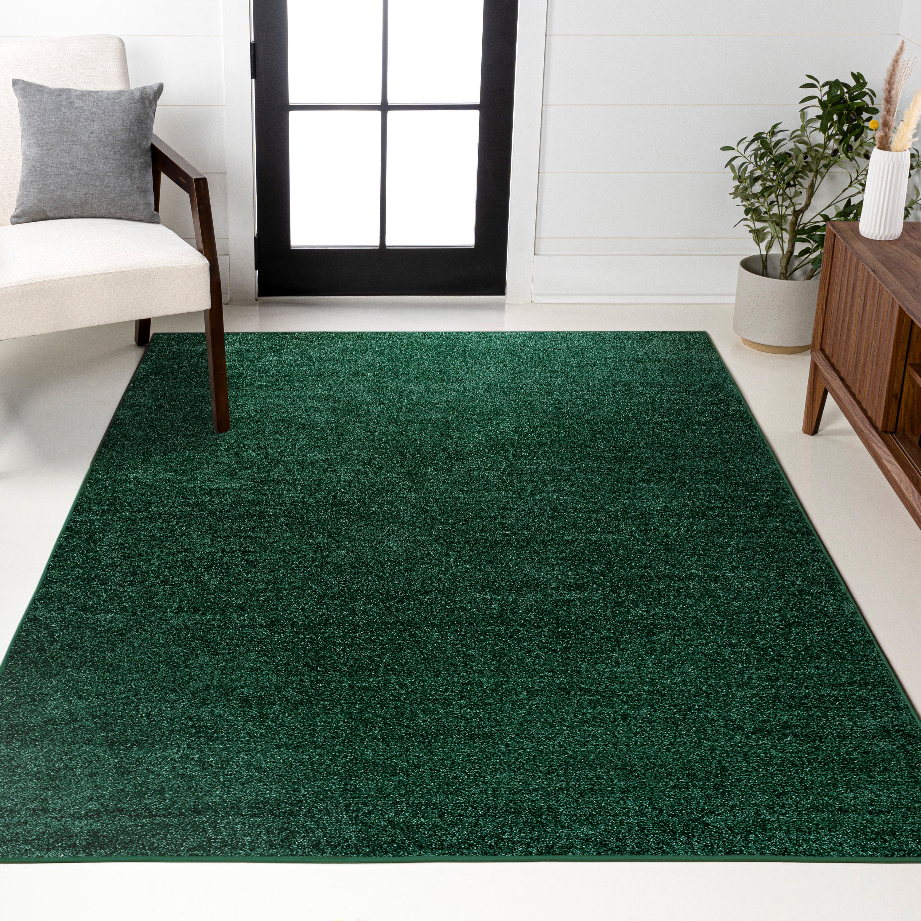 Haze Solid Low-Pile Area Rug
