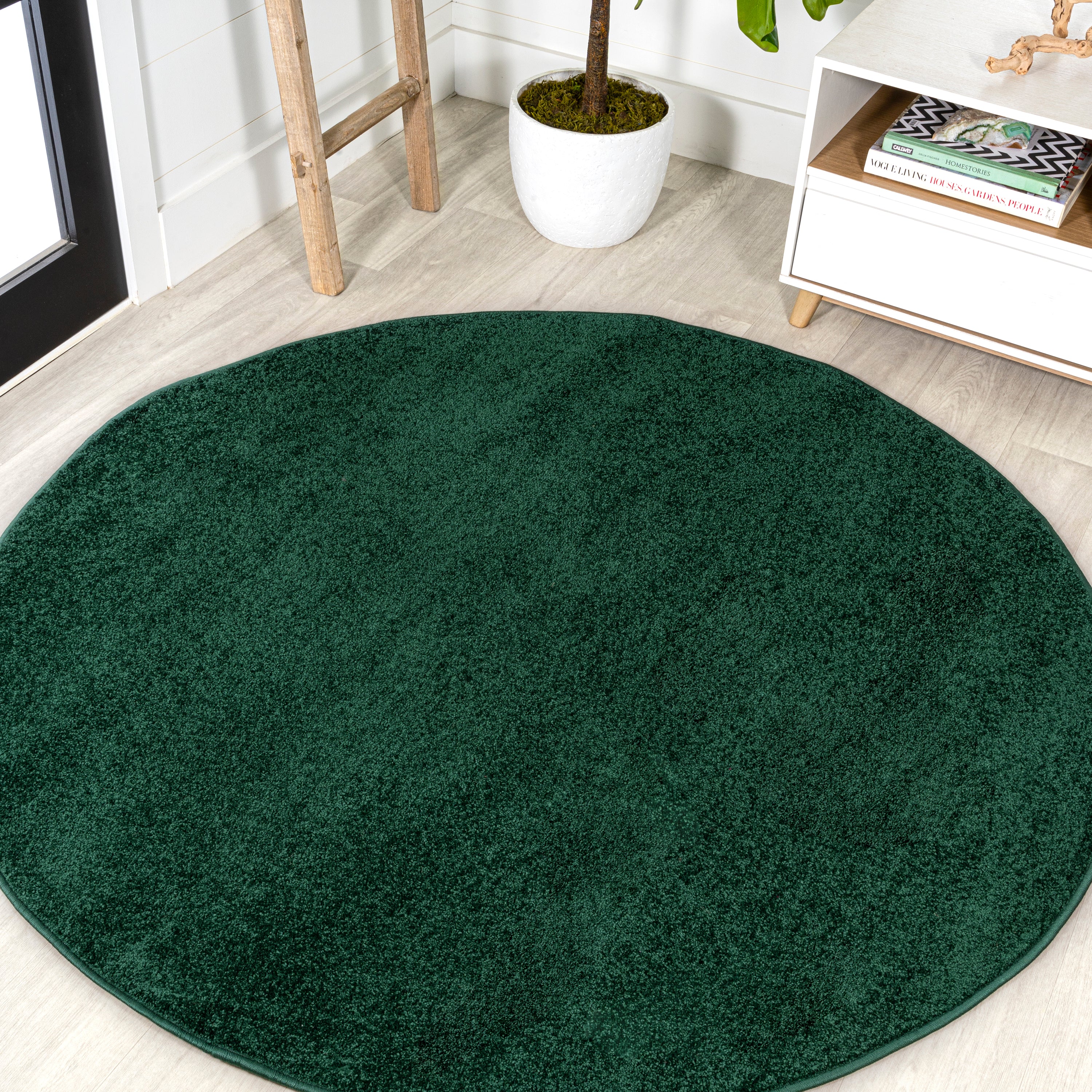 Haze Solid Low-Pile Area Rug