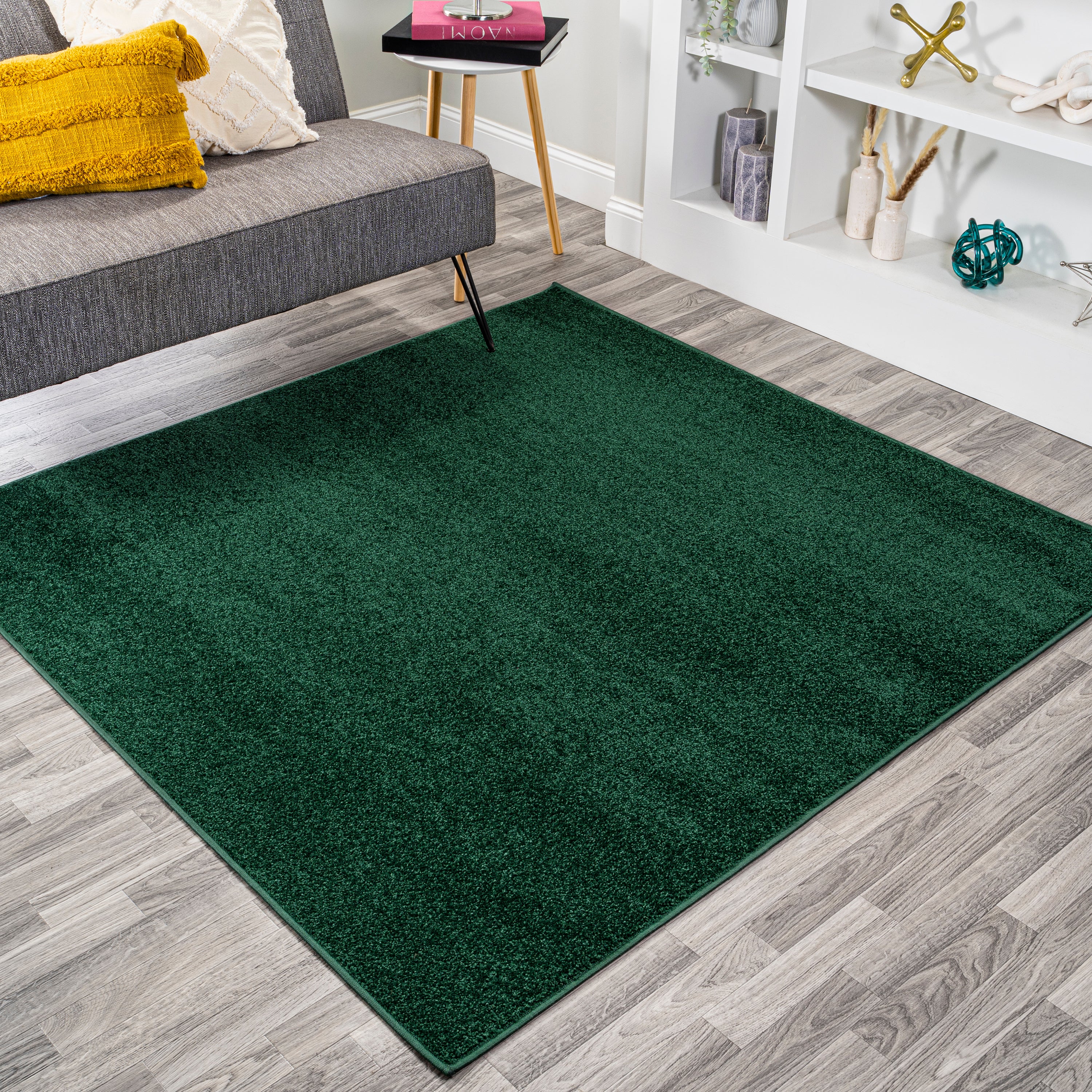 Haze Solid Low-Pile Area Rug