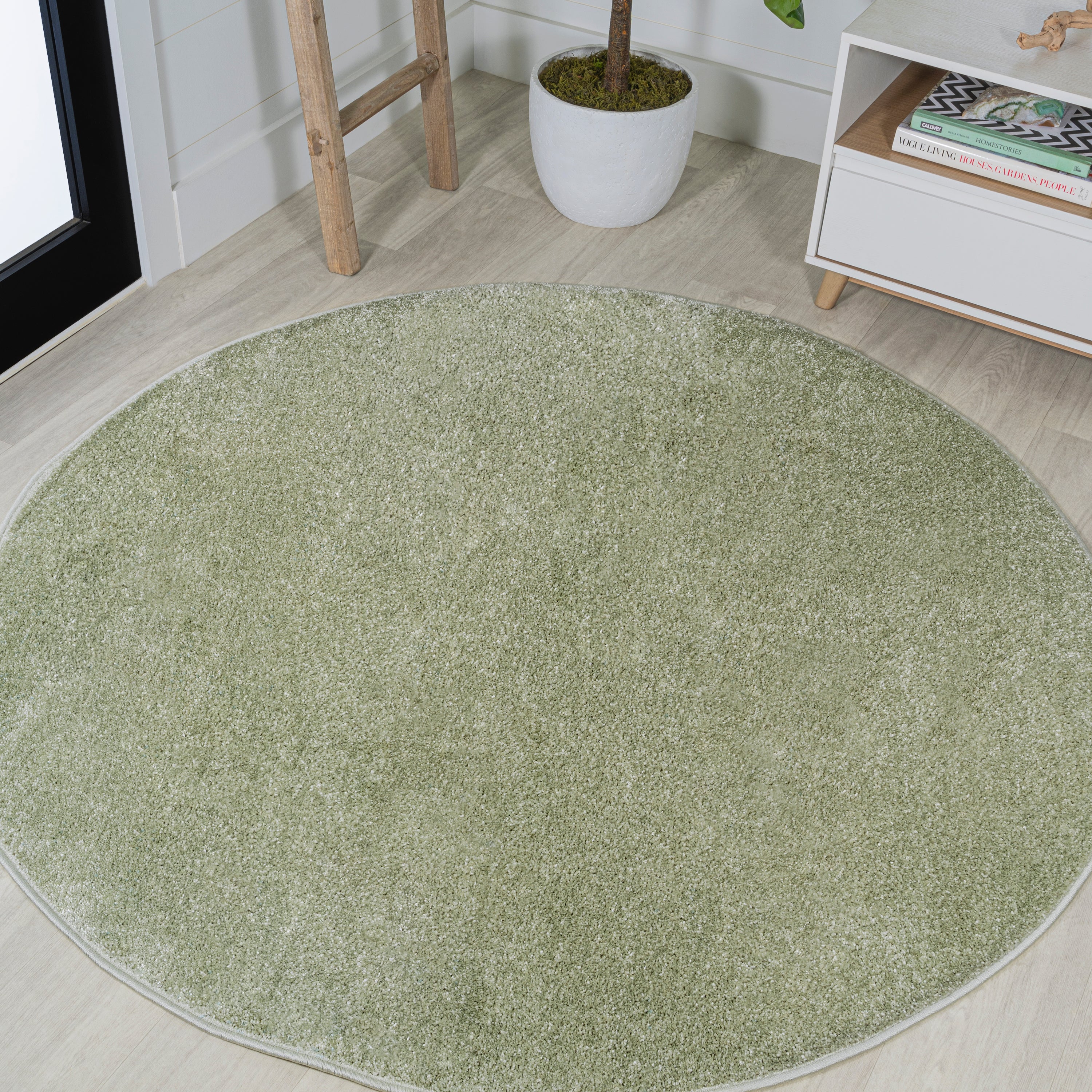 Haze Solid Low-Pile Area Rug