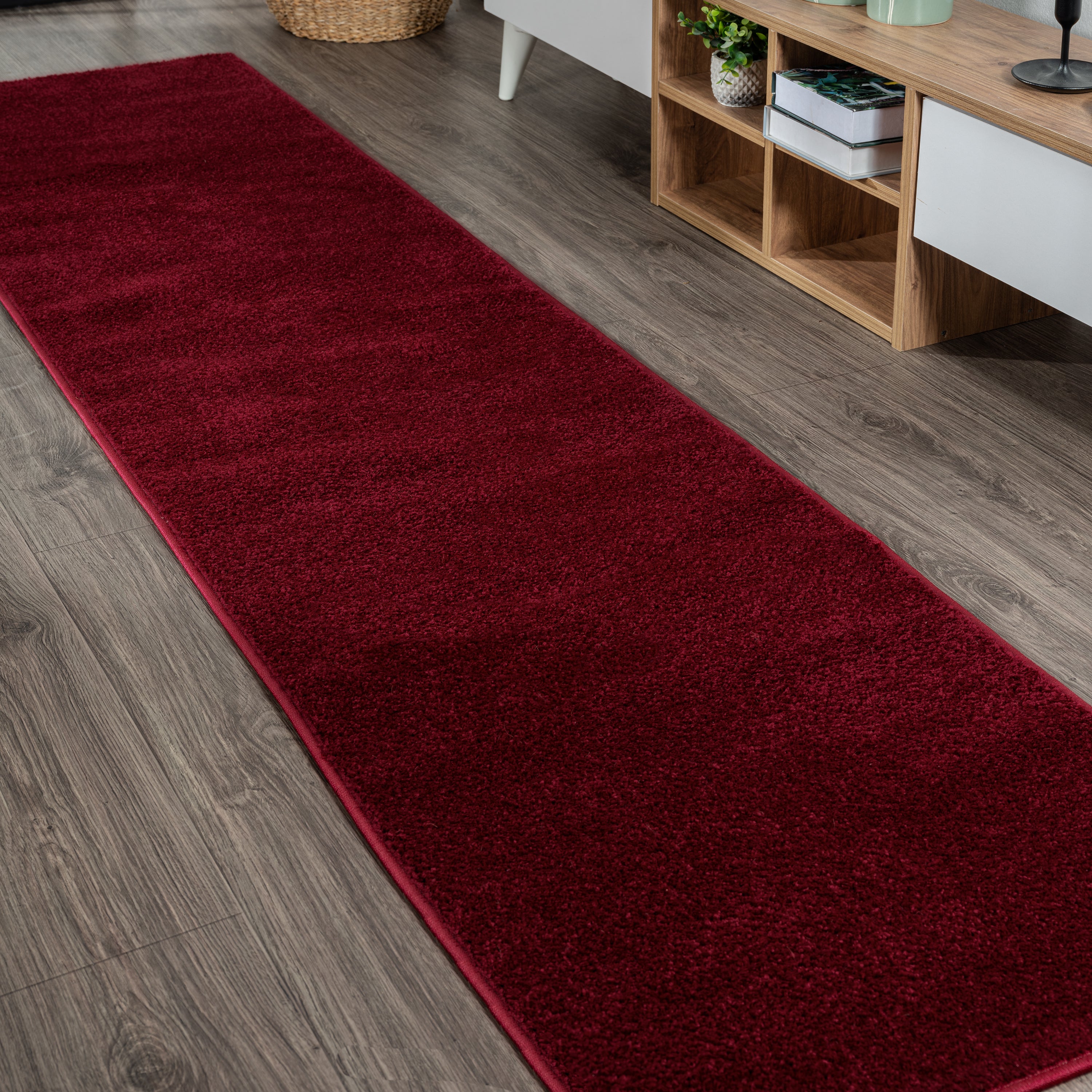 Haze Solid Low-Pile Area Rug