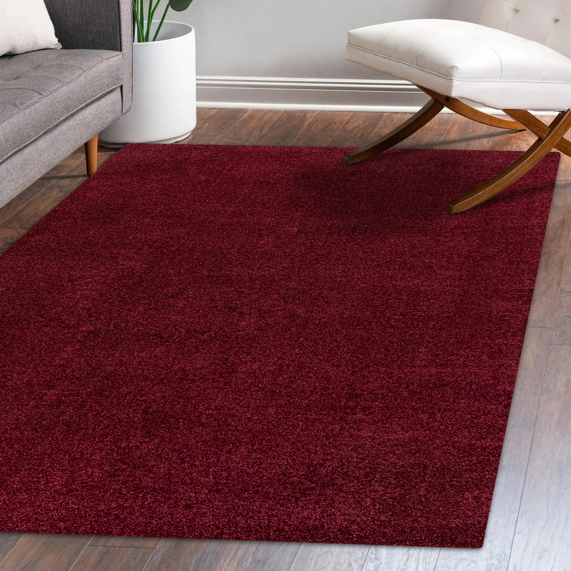 Haze Solid Low-Pile Area Rug