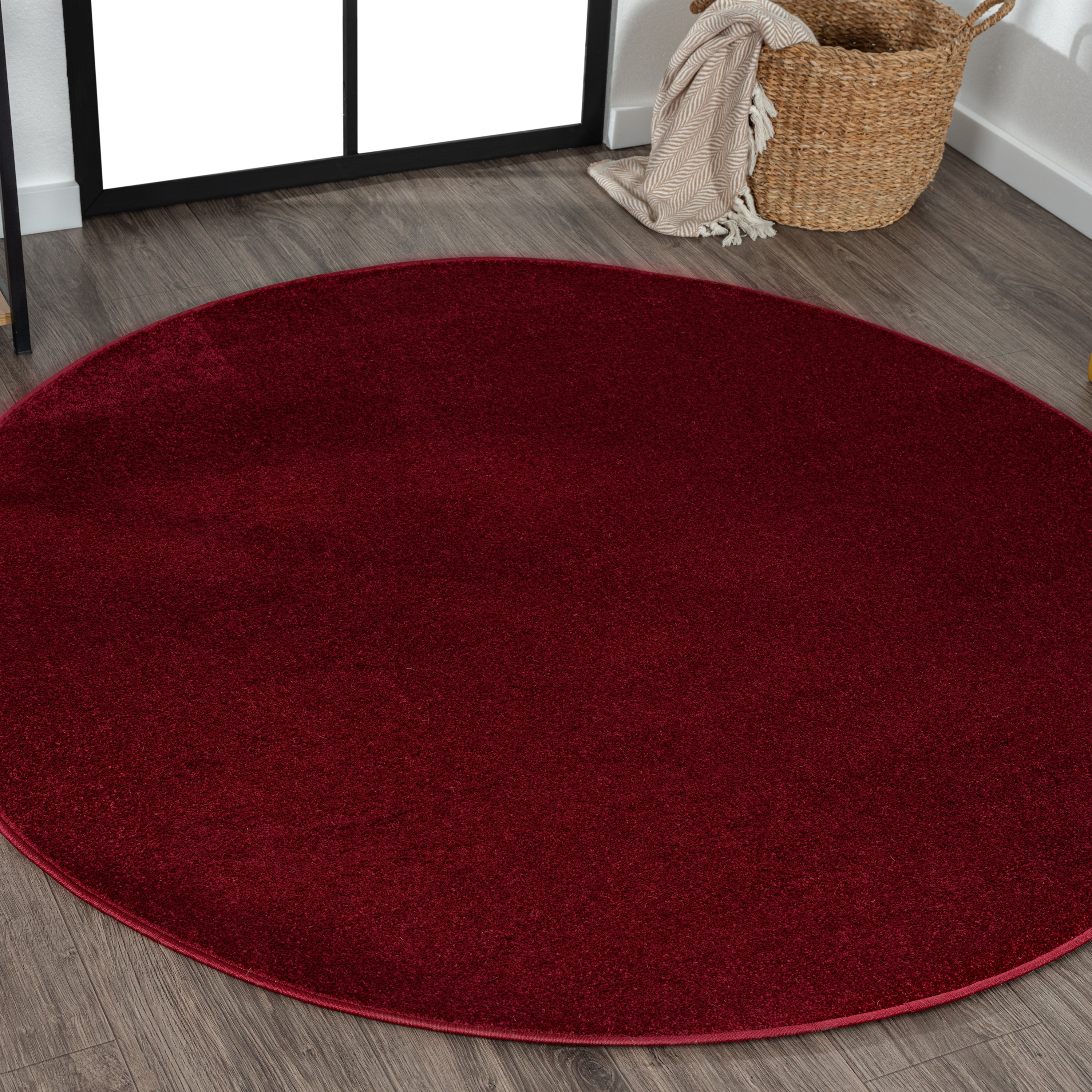 Haze Solid Low-Pile Area Rug