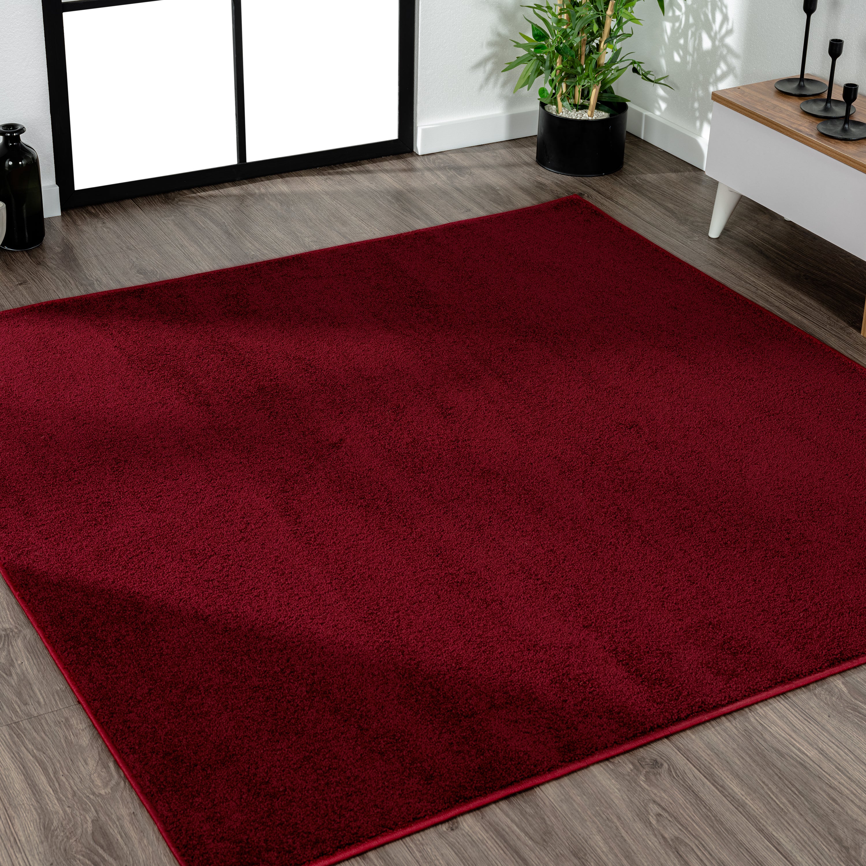 Haze Solid Low-Pile Area Rug
