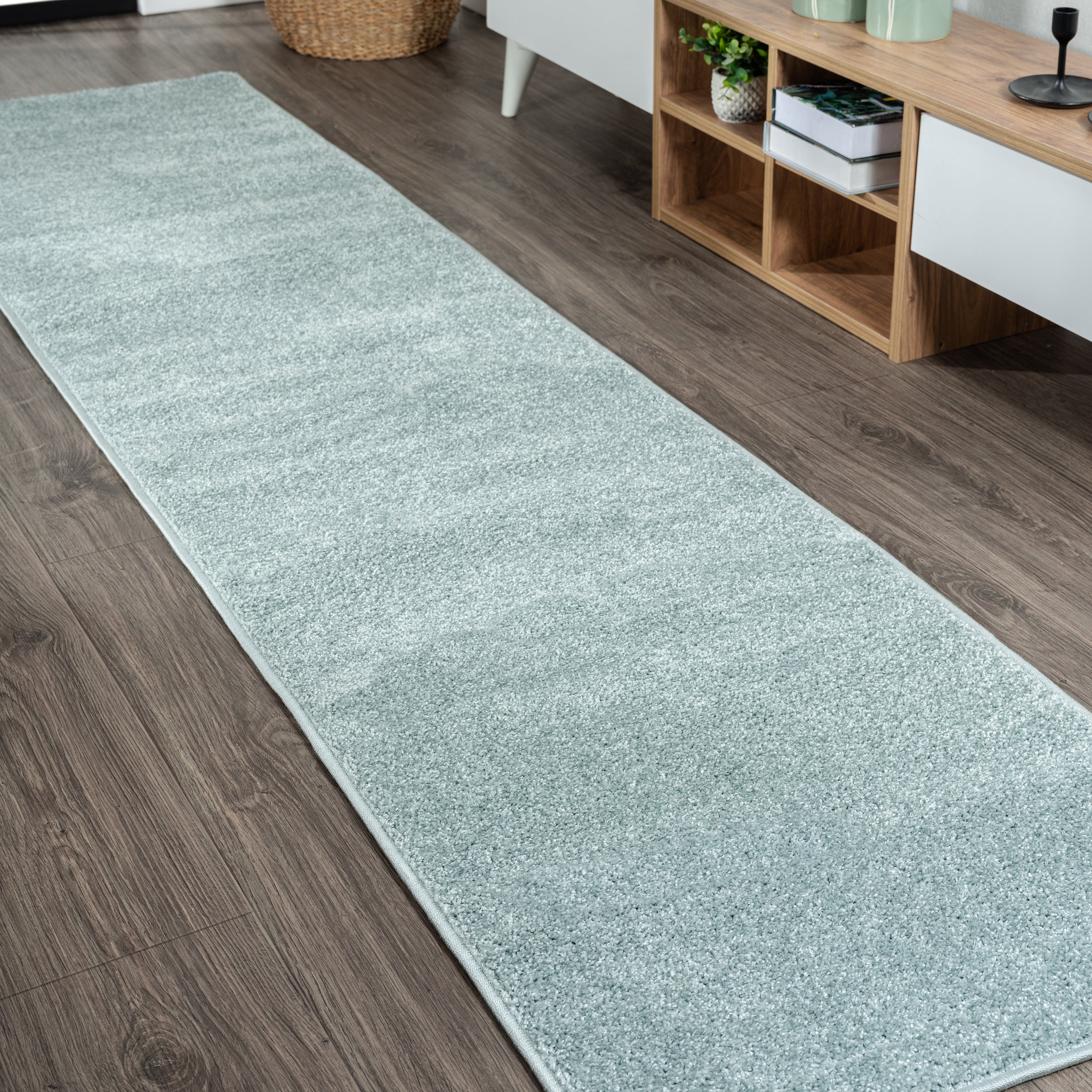Haze Solid Low-Pile Area Rug