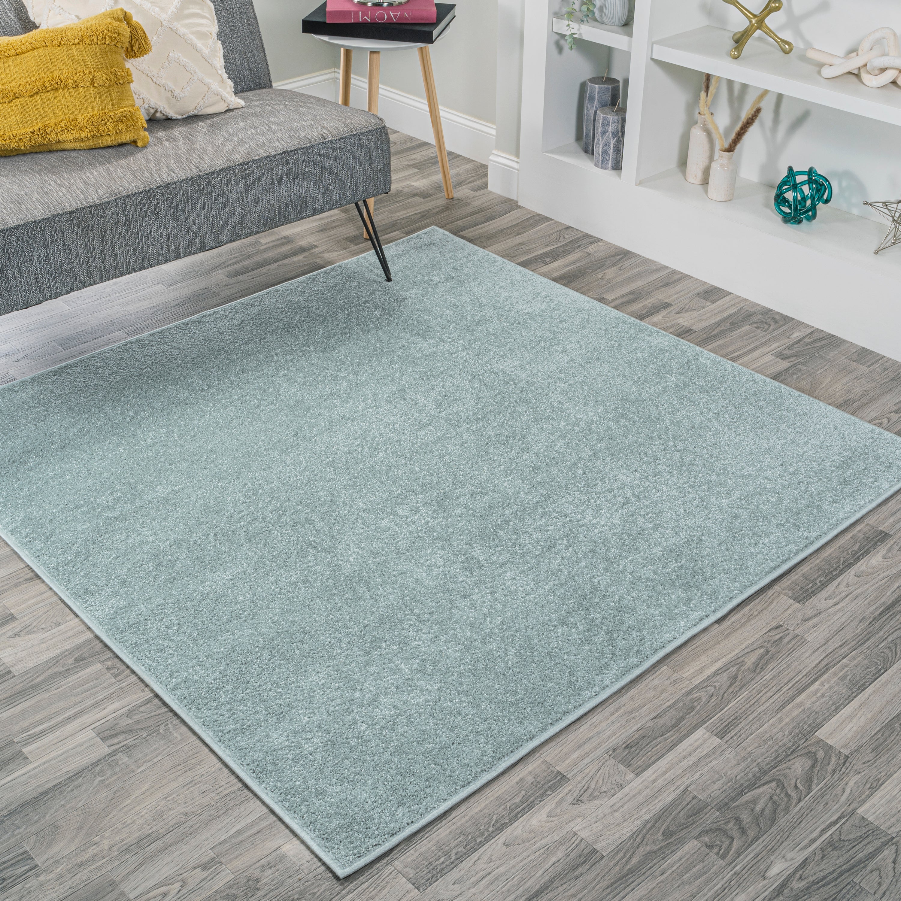 Haze Solid Low-Pile Area Rug