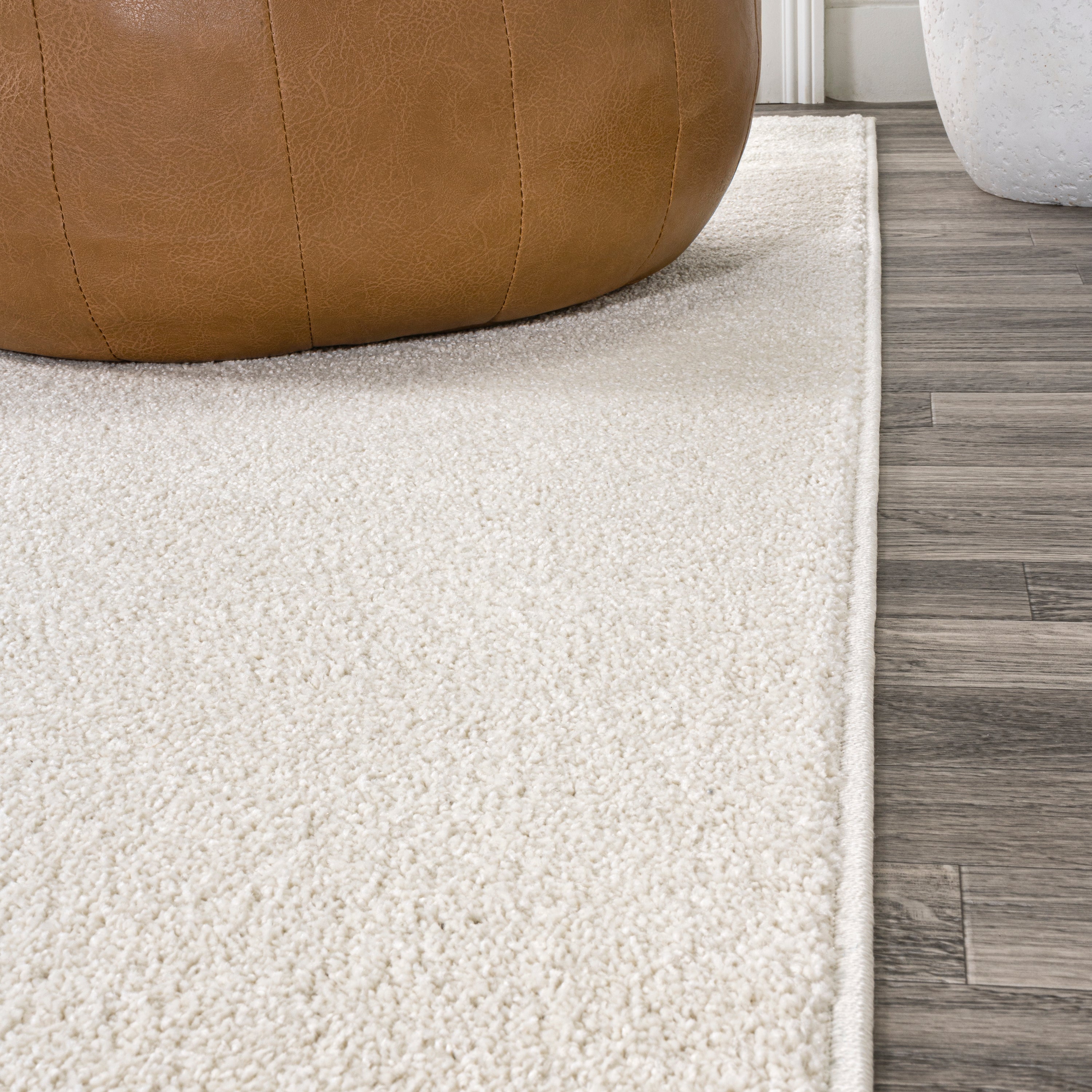 Haze Solid Low-Pile Area Rug