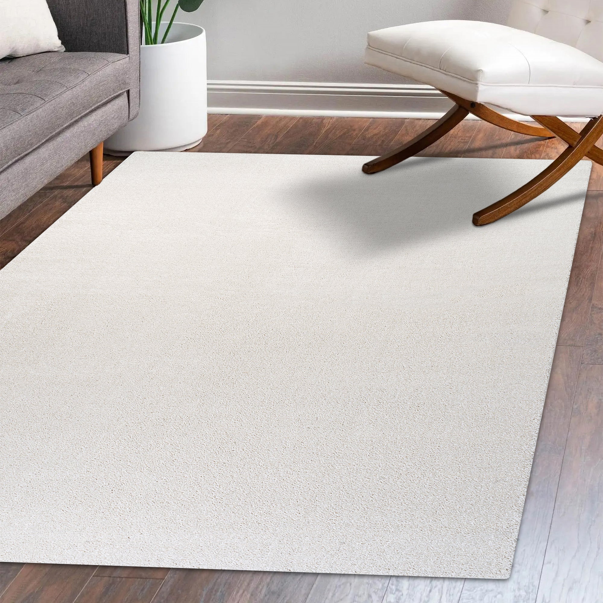 Haze Solid Low-Pile Area Rug