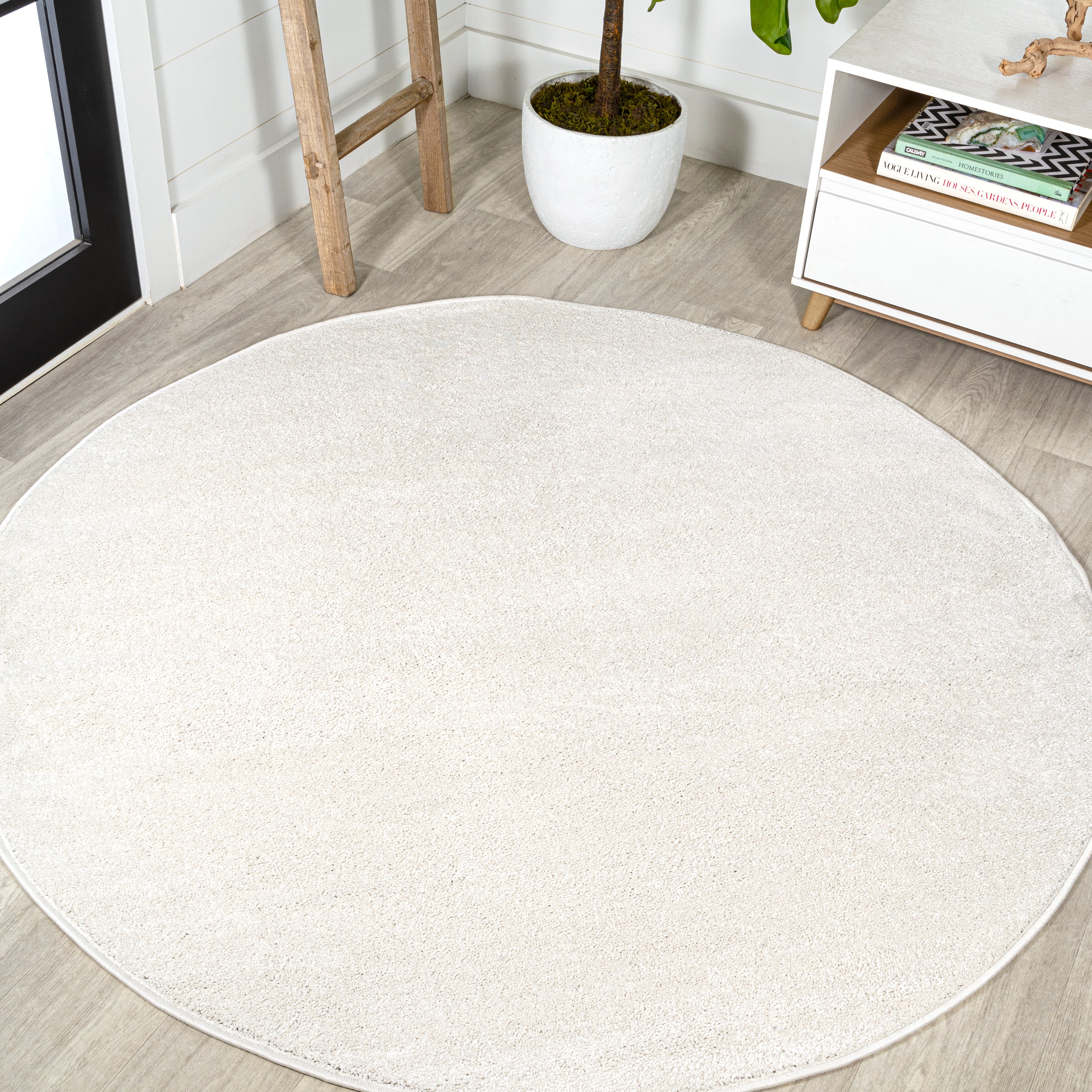 Haze Solid Low-Pile Area Rug