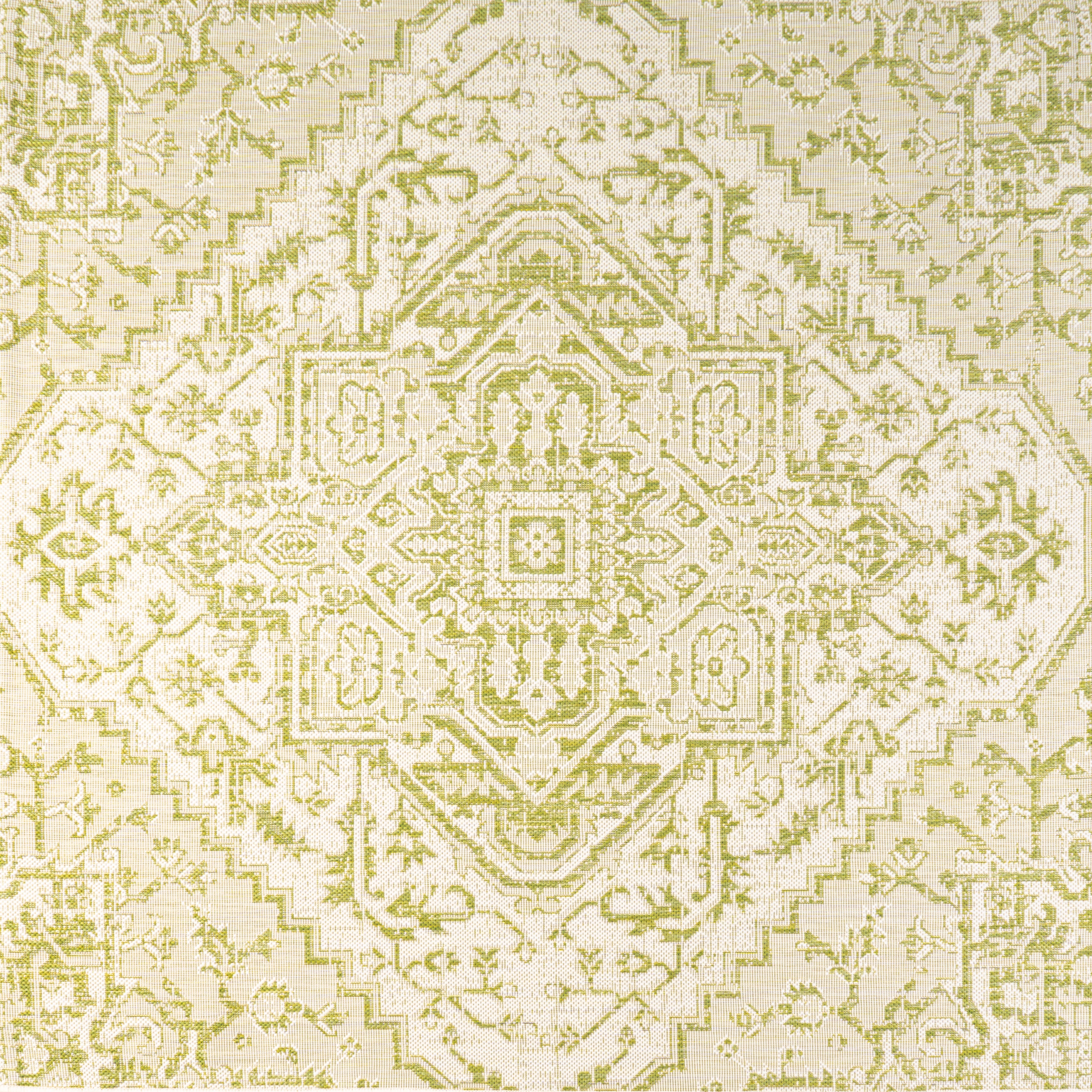 Estrella Bohemian Medallion Textured Weave Indoor/Outdoor Area Rug - Pier 1