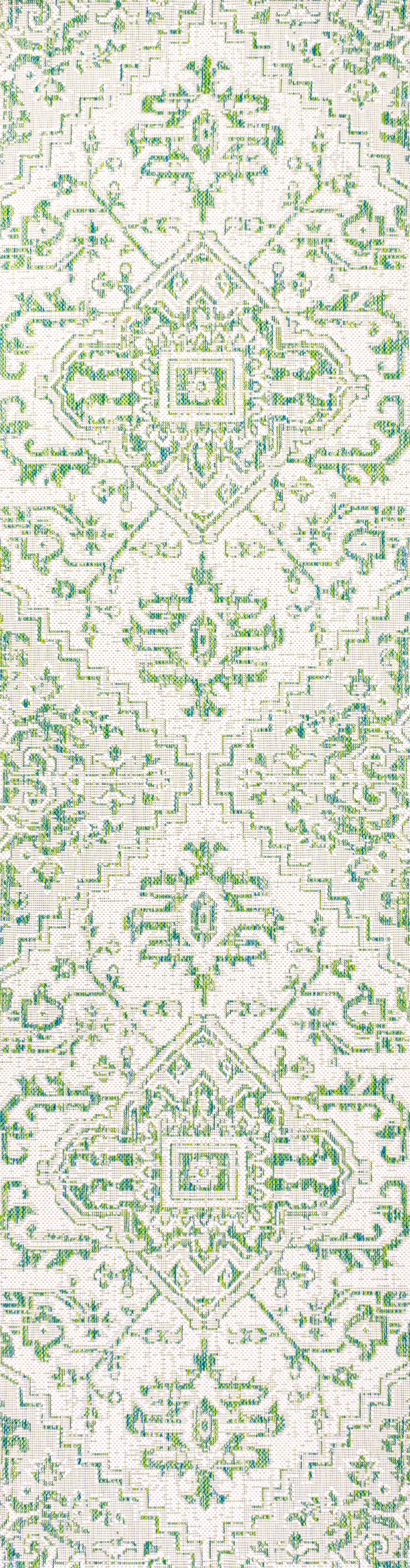 Estrella Bohemian Medallion Textured Weave Indoor/Outdoor Area Rug - Pier 1