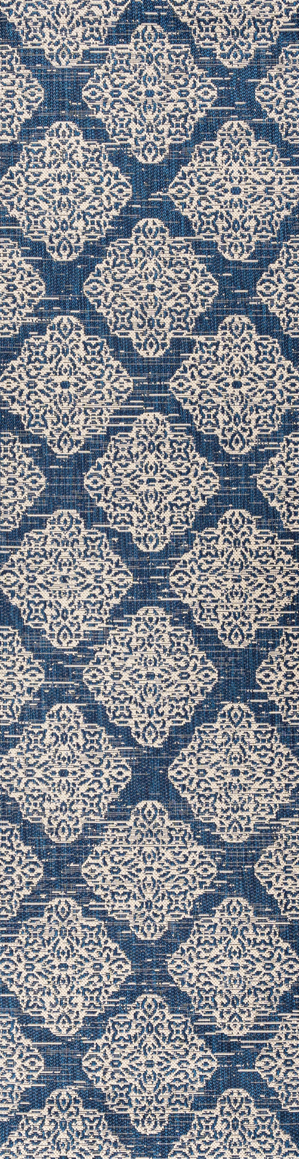 Tuscany Ornate Medallions Indoor/Outdoor Area Rug