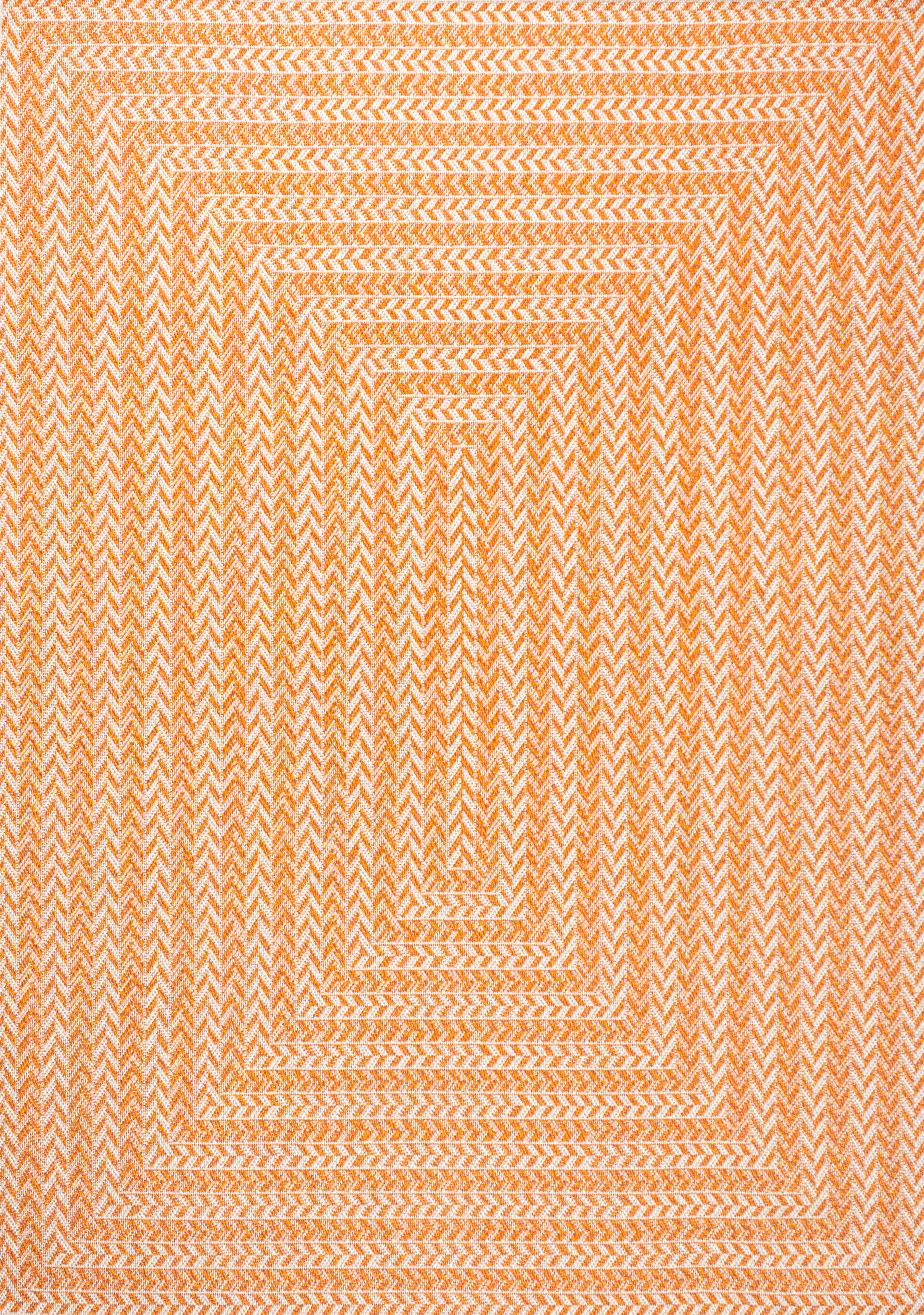 Chevron Modern Concentric Squares Indoor/Outdoor Area Rug