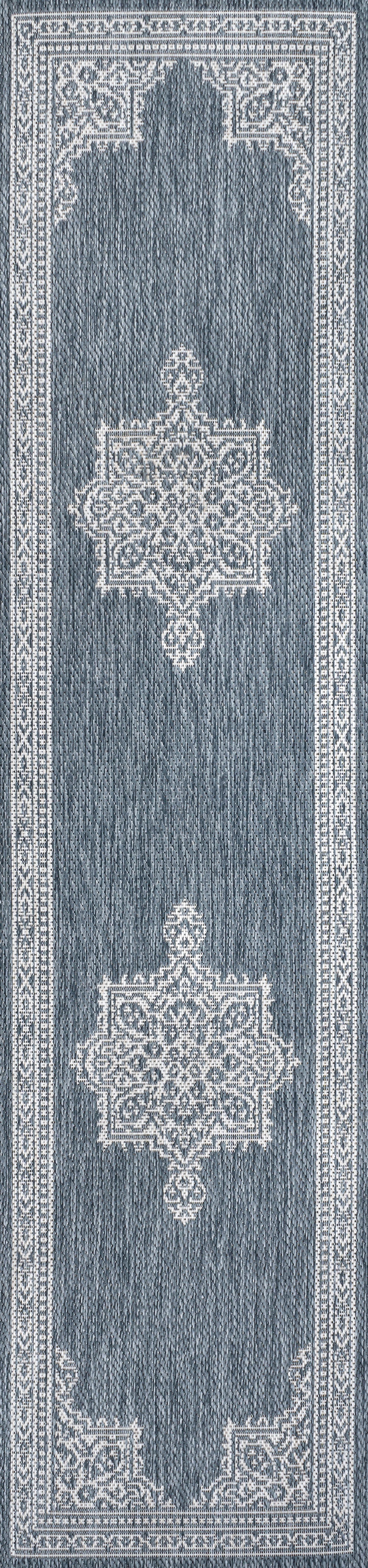 Arden Vintage Casual Medallion Indoor/Outdoor Area Rug