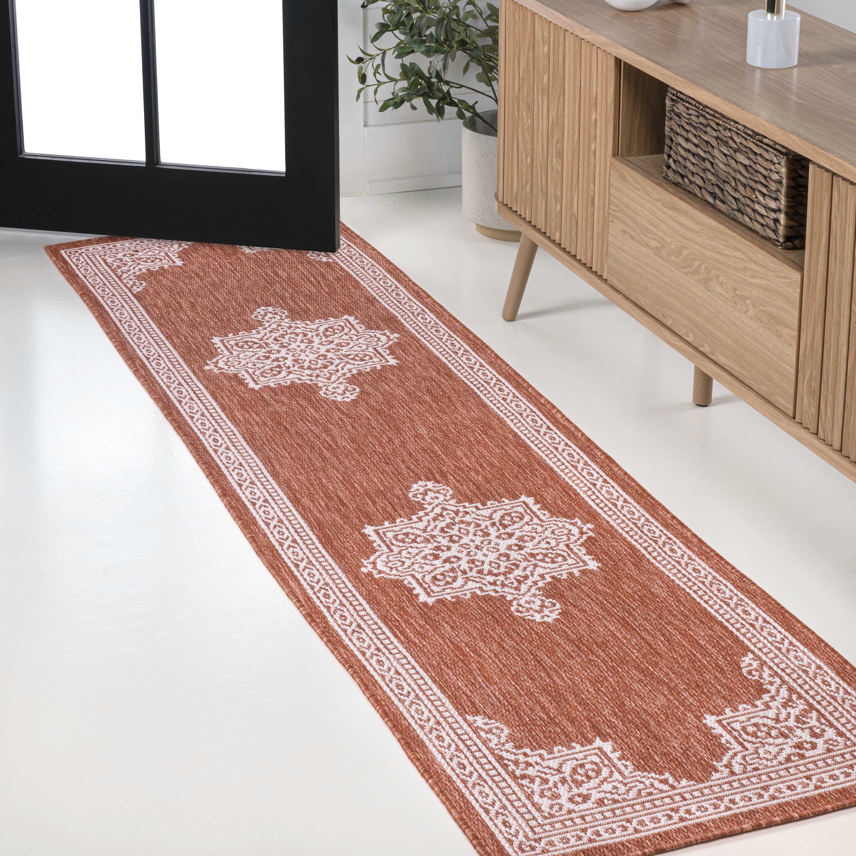 Arden Vintage Casual Medallion Indoor/Outdoor Area Rug