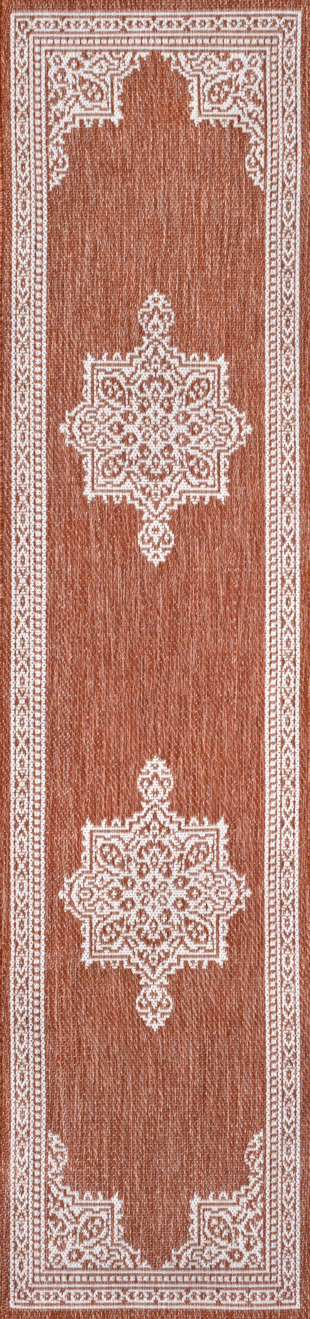 Arden Vintage Casual Medallion Indoor/Outdoor Area Rug