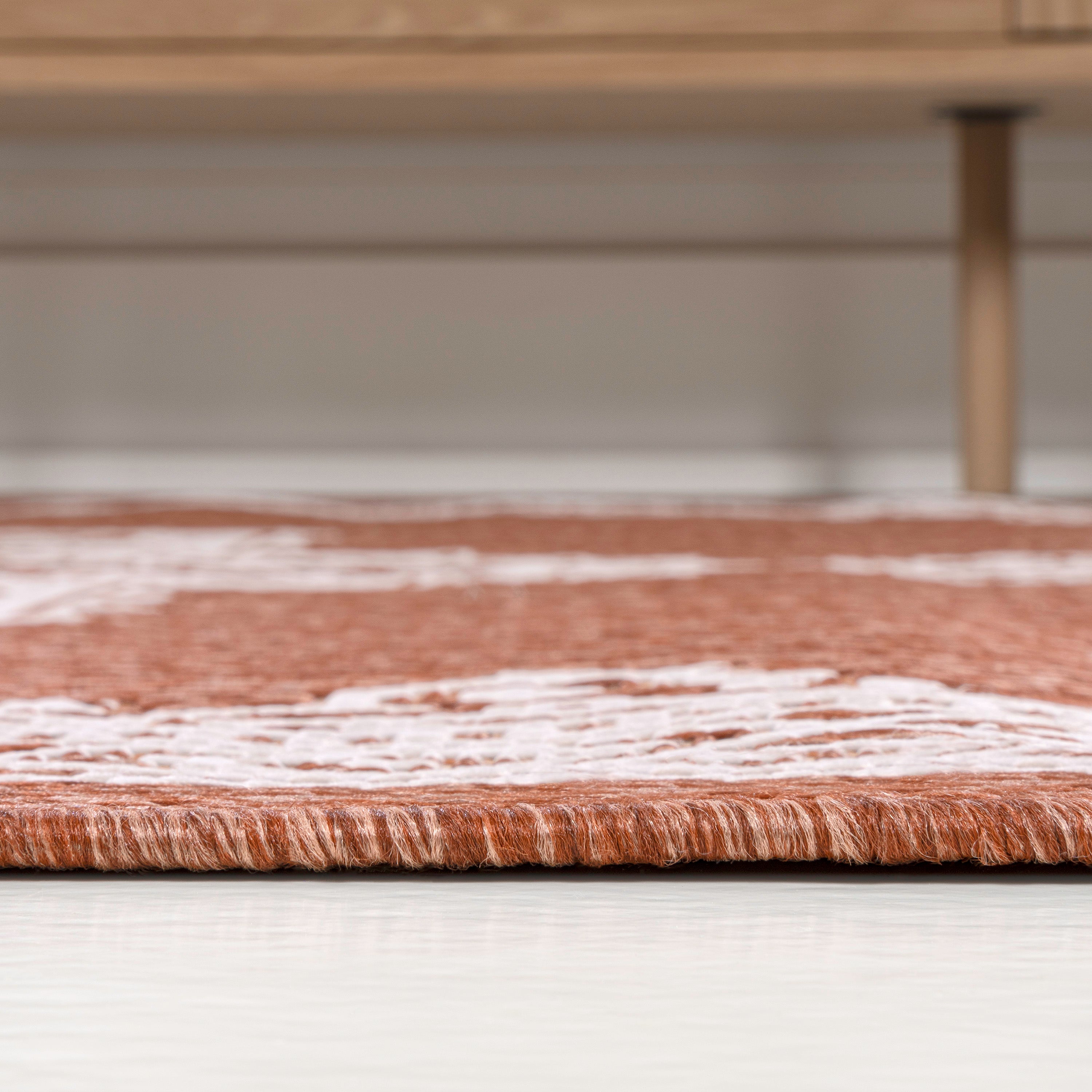 Arden Vintage Casual Medallion Indoor/Outdoor Area Rug
