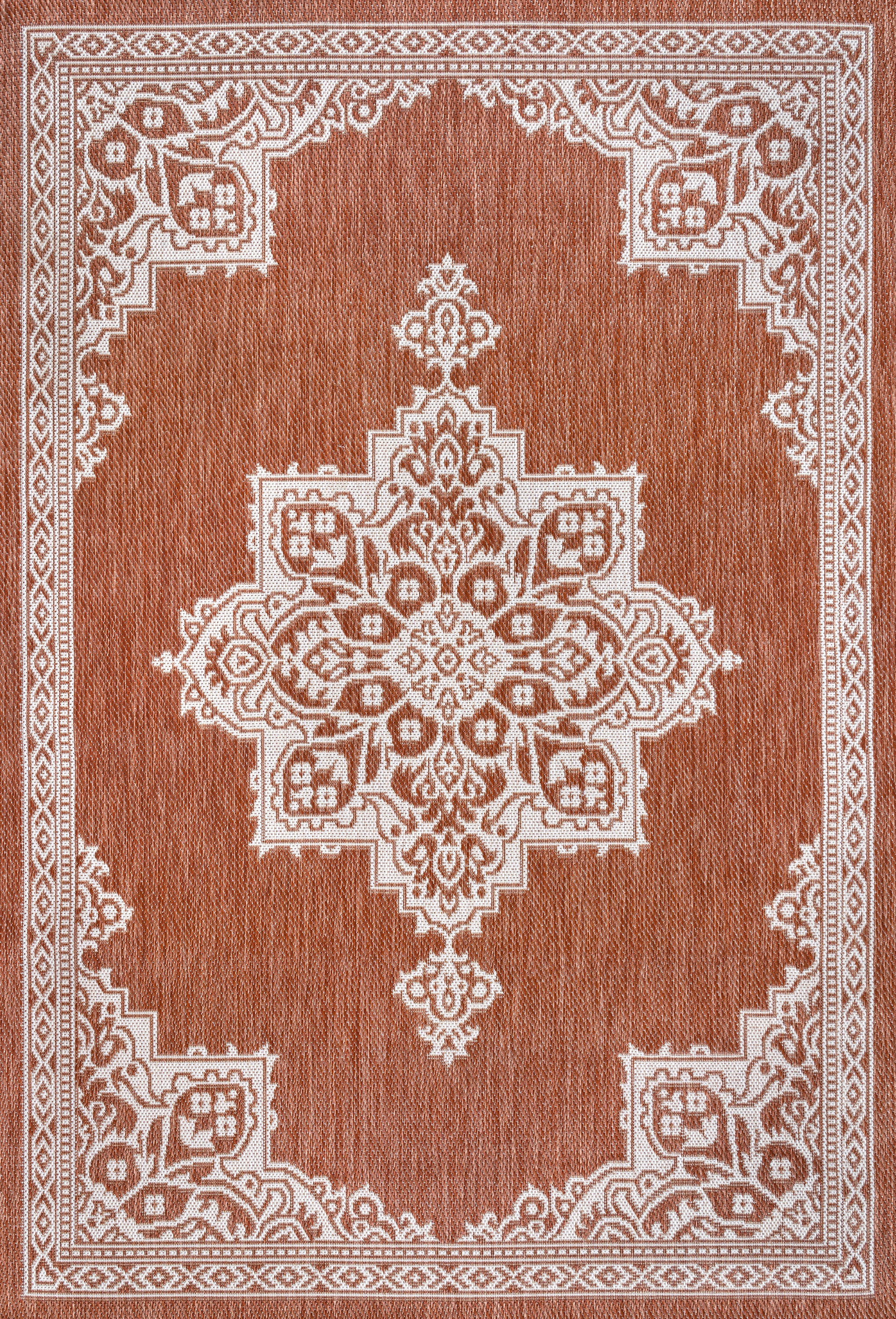 Arden Vintage Casual Medallion Indoor/Outdoor Area Rug