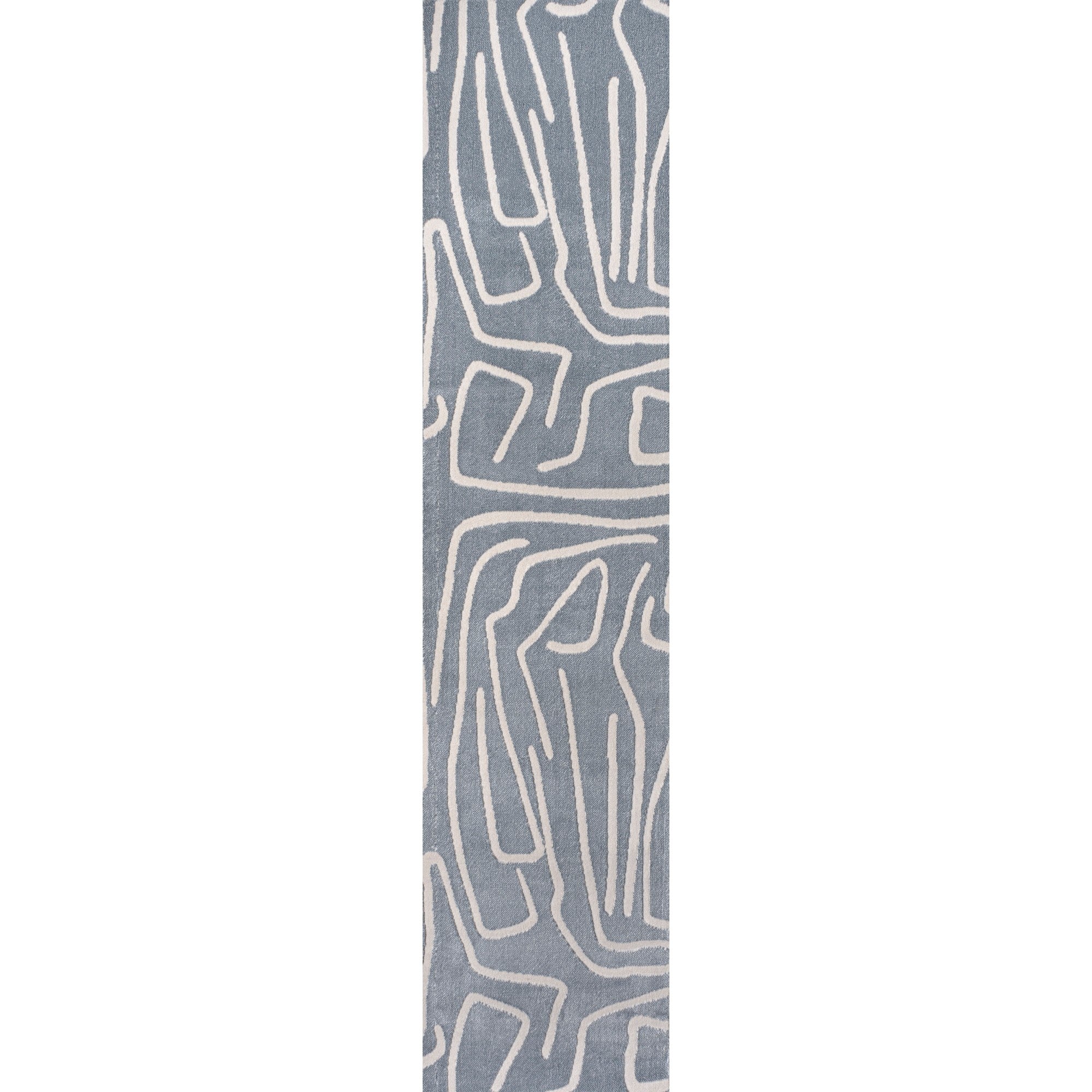 Alcina Modern Scandinavian Graphic Lines High-Low Area Rug