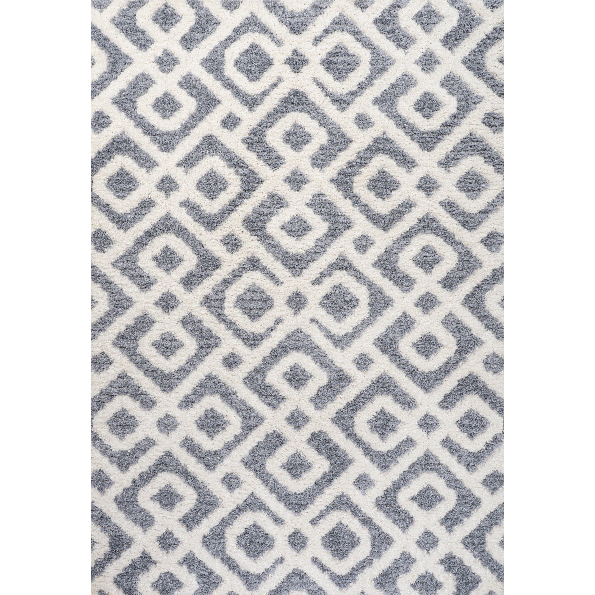 Astrid Retro Trellis High-Low Area Rug