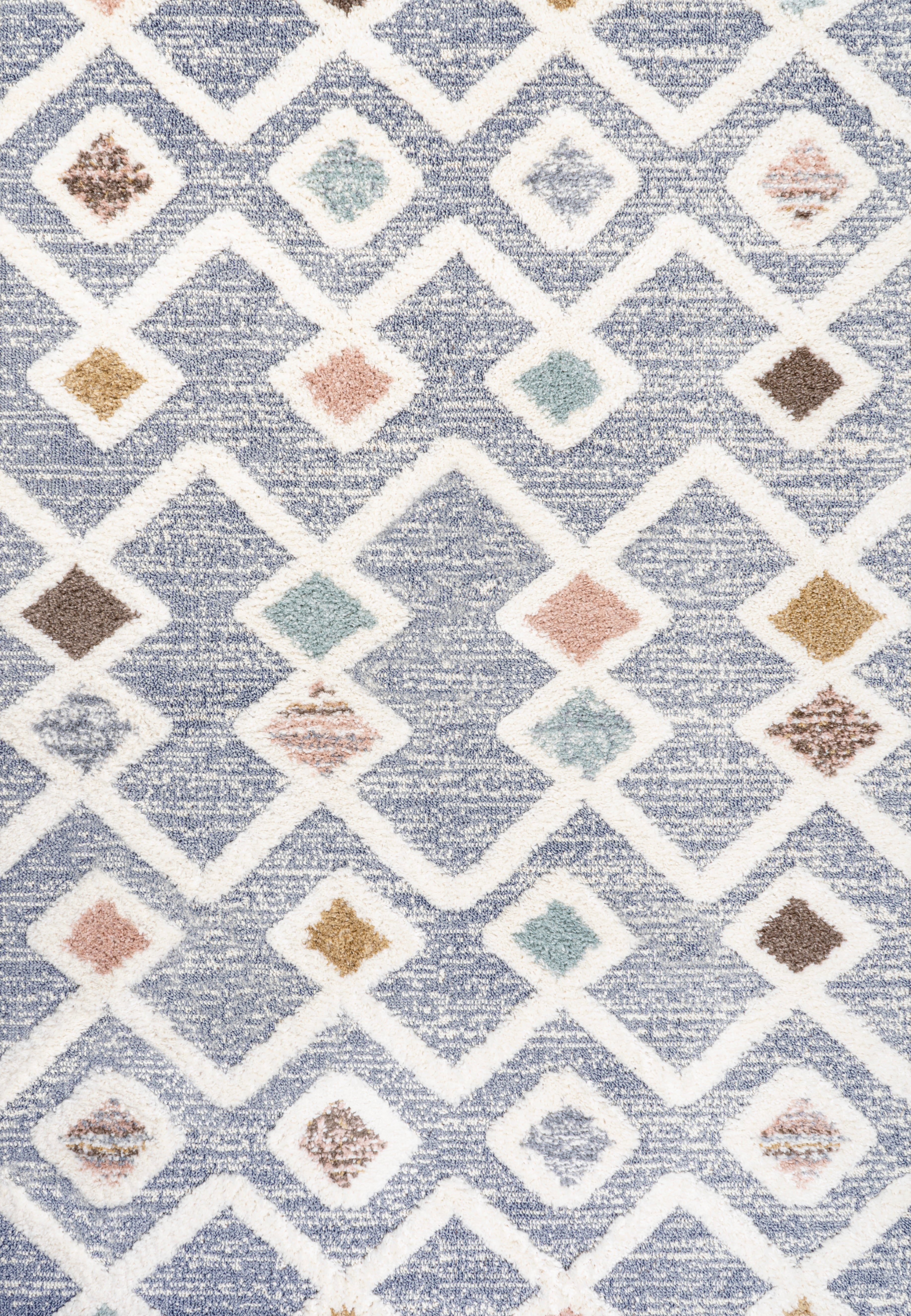 Monique Trellis High-Low Area Rug