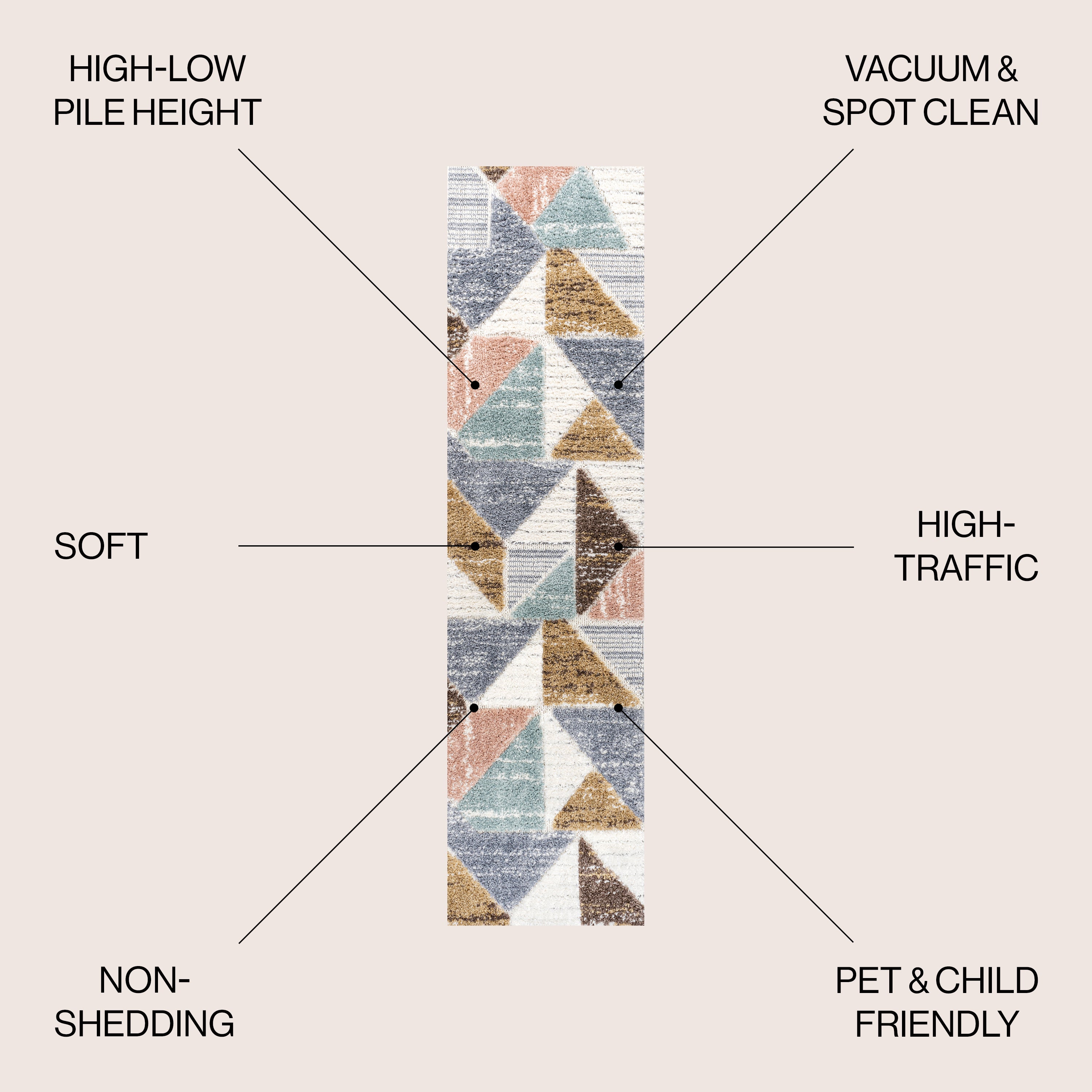Aileen Geometric Scandi Colorblock Carved