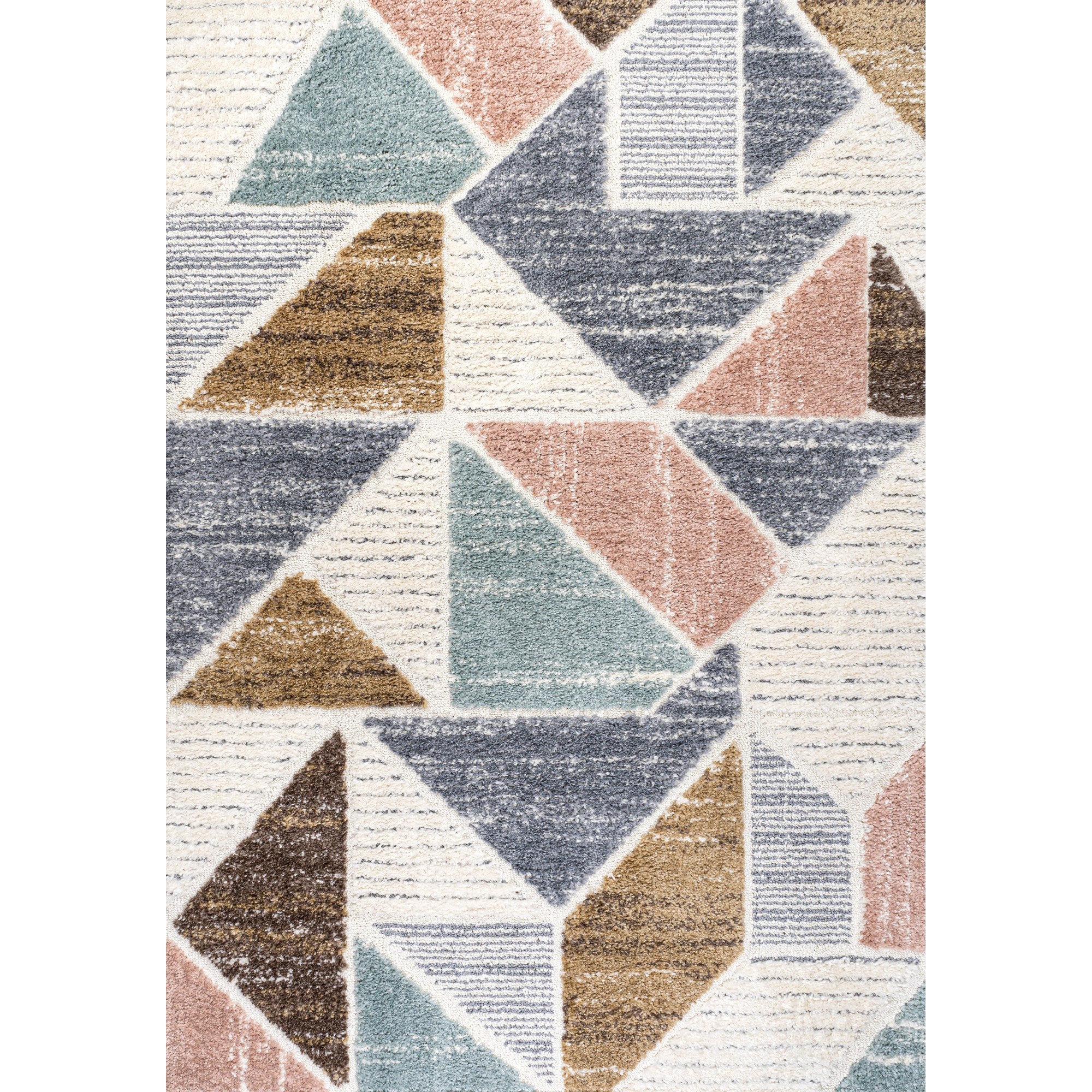 Aileen Geometric Scandi Colorblock Carved
