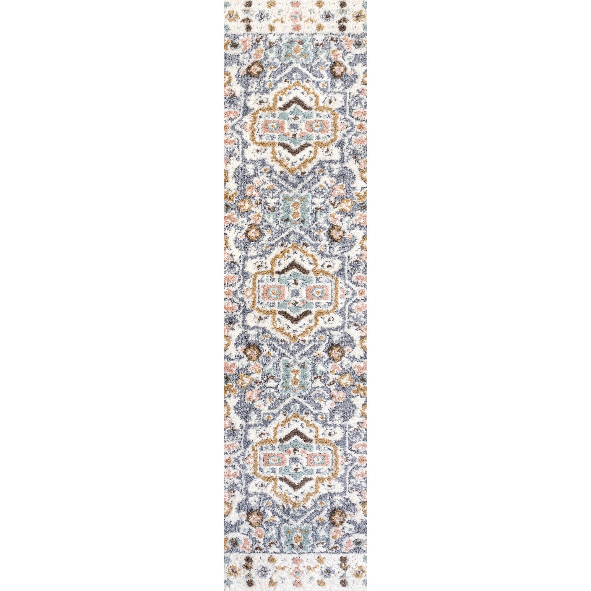 Aziza Persian Medallion High-Low Rug