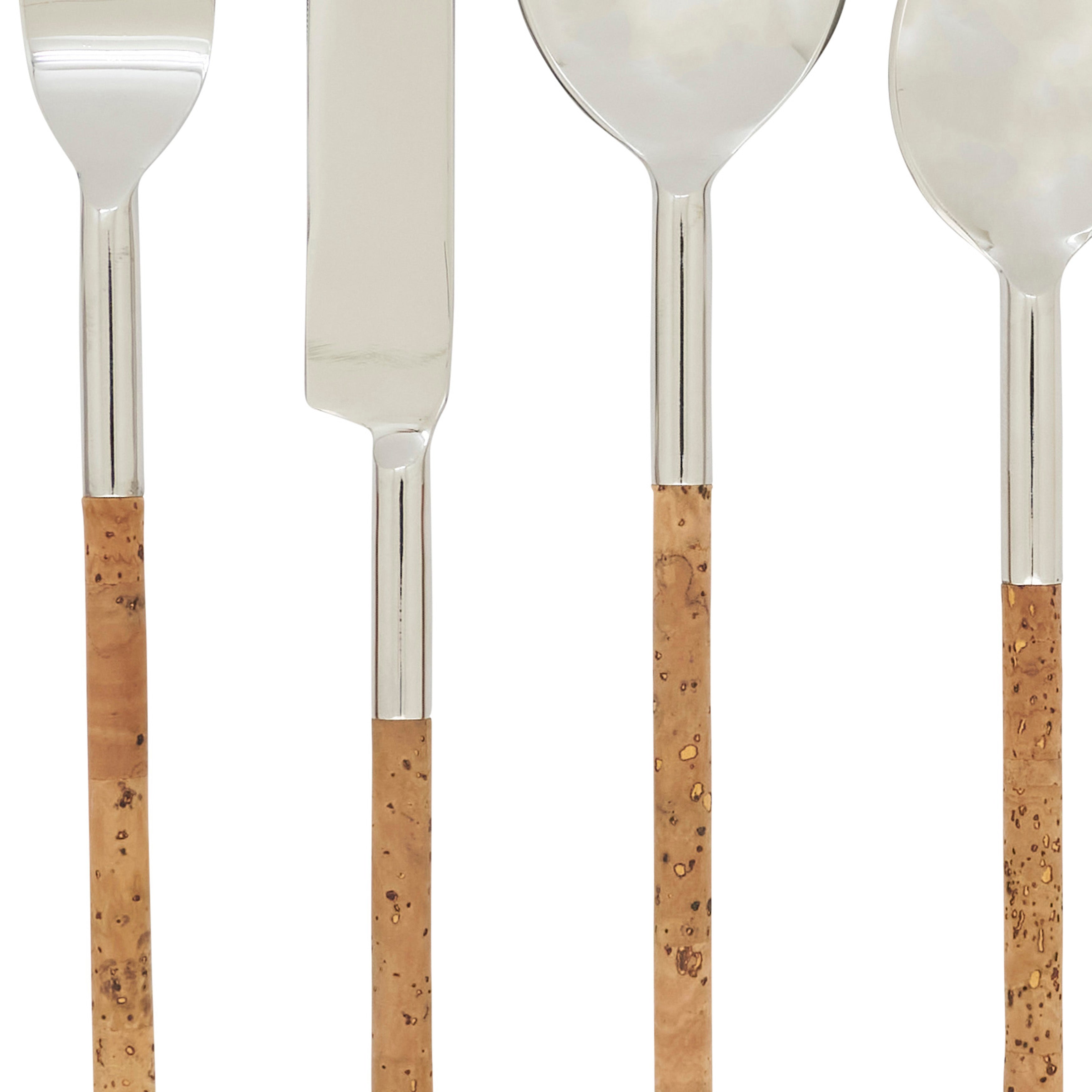 Artisan Cork-Handled Flatware Set